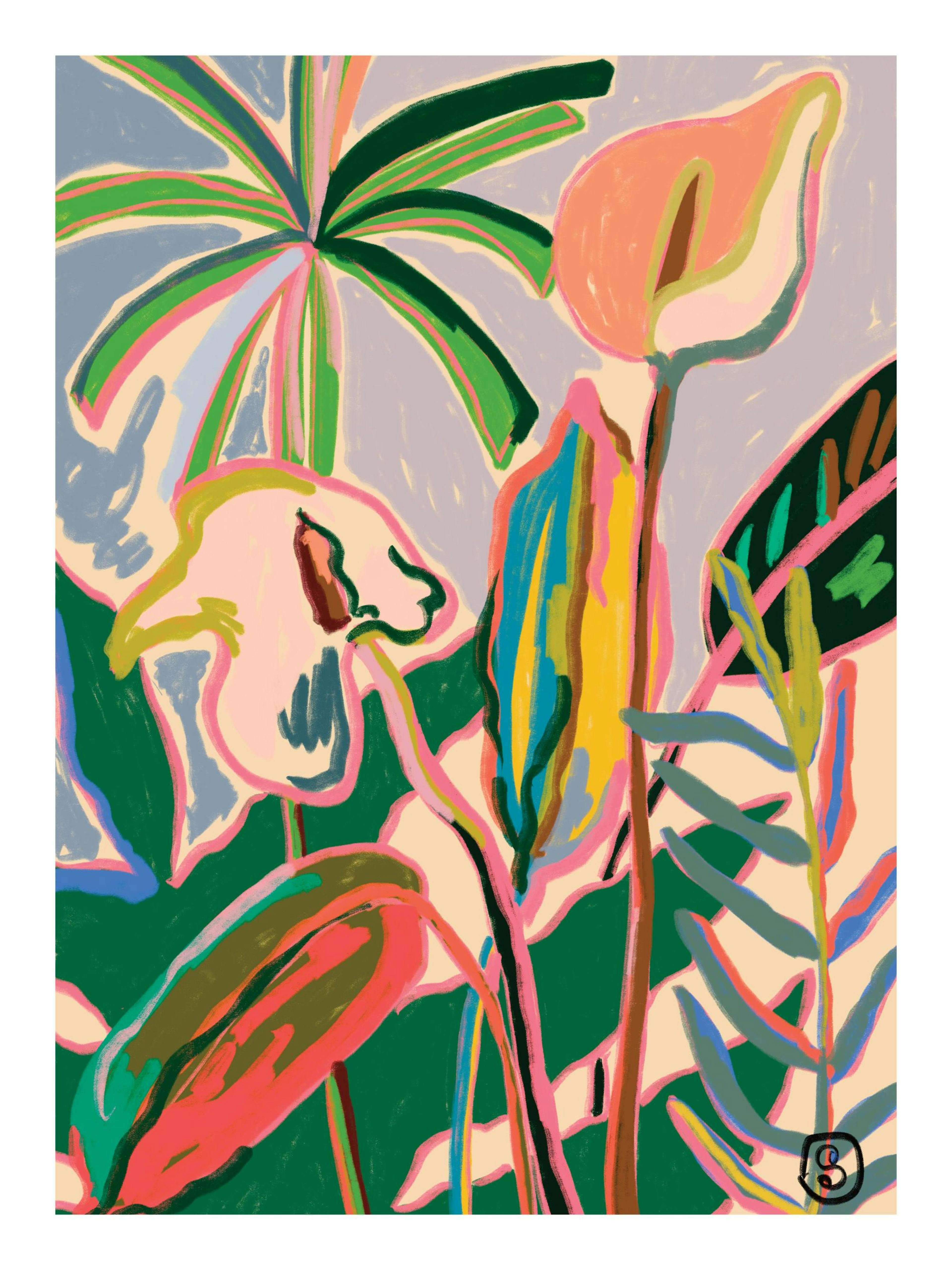 Sandra Poliakov - Peace Lily Print