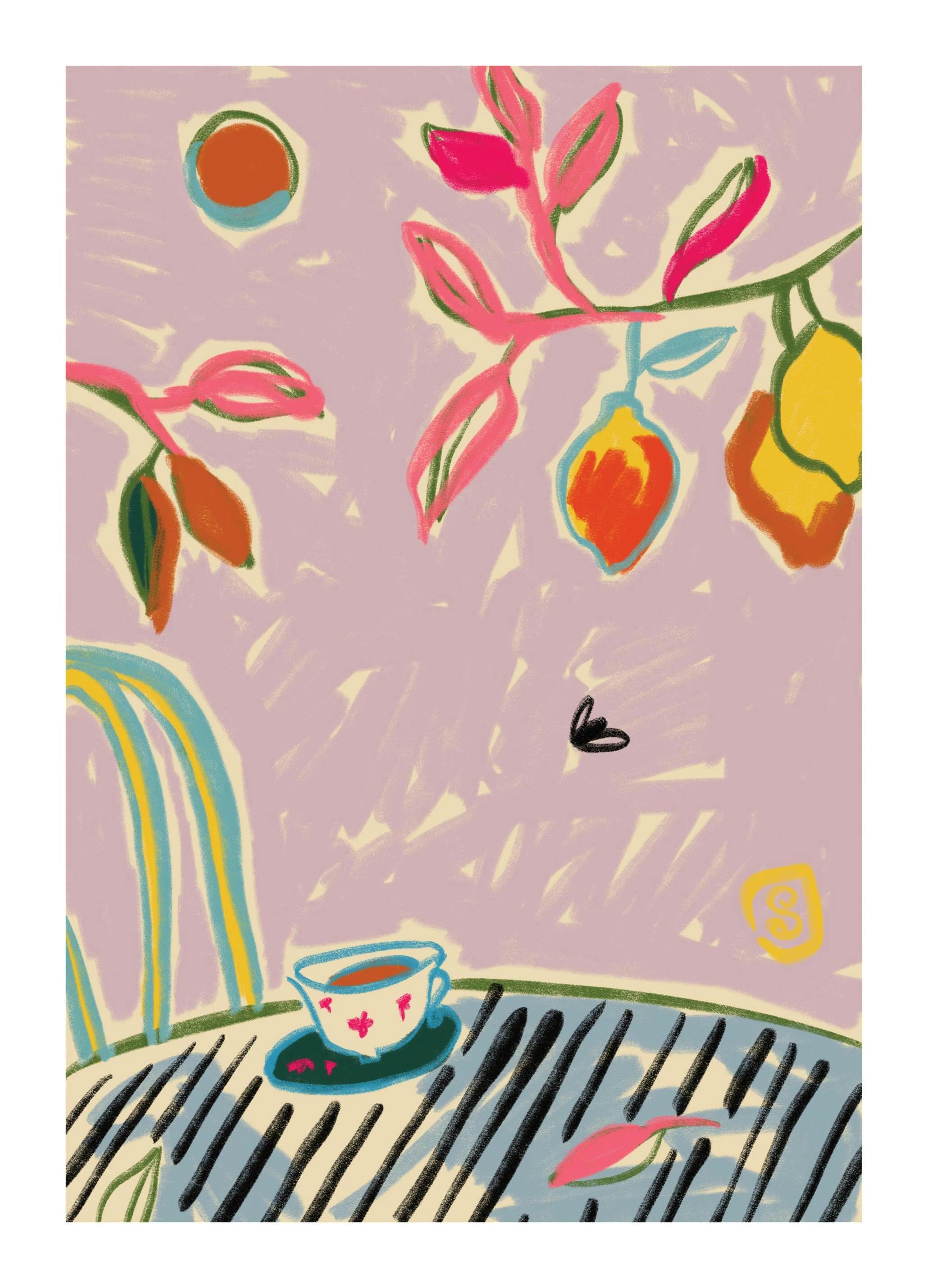 Sandra Poliakov - Colorful Freedom Poster (30x40 cm)