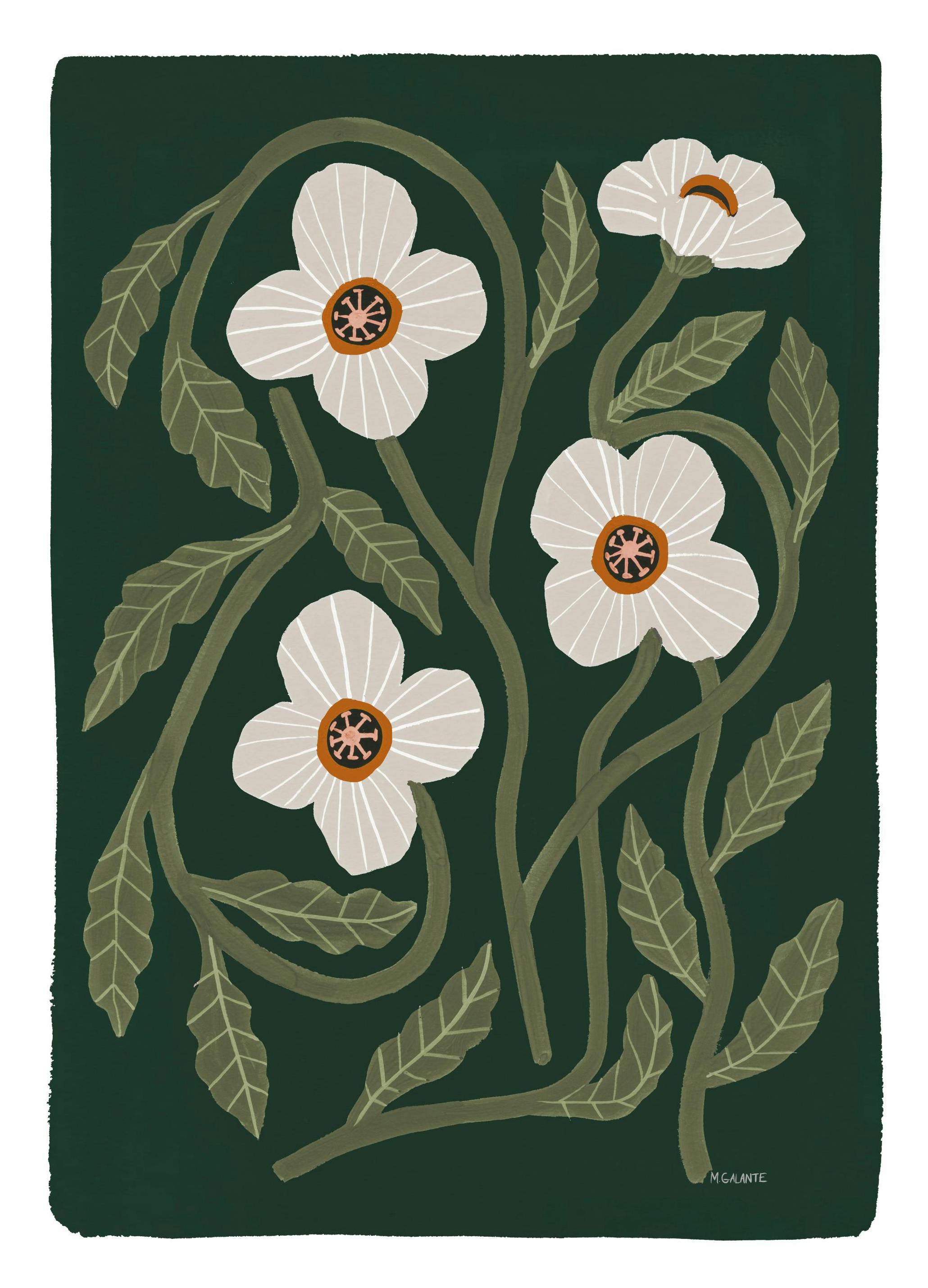 Megan Galante - California Poppy Print (30x40 cm)
