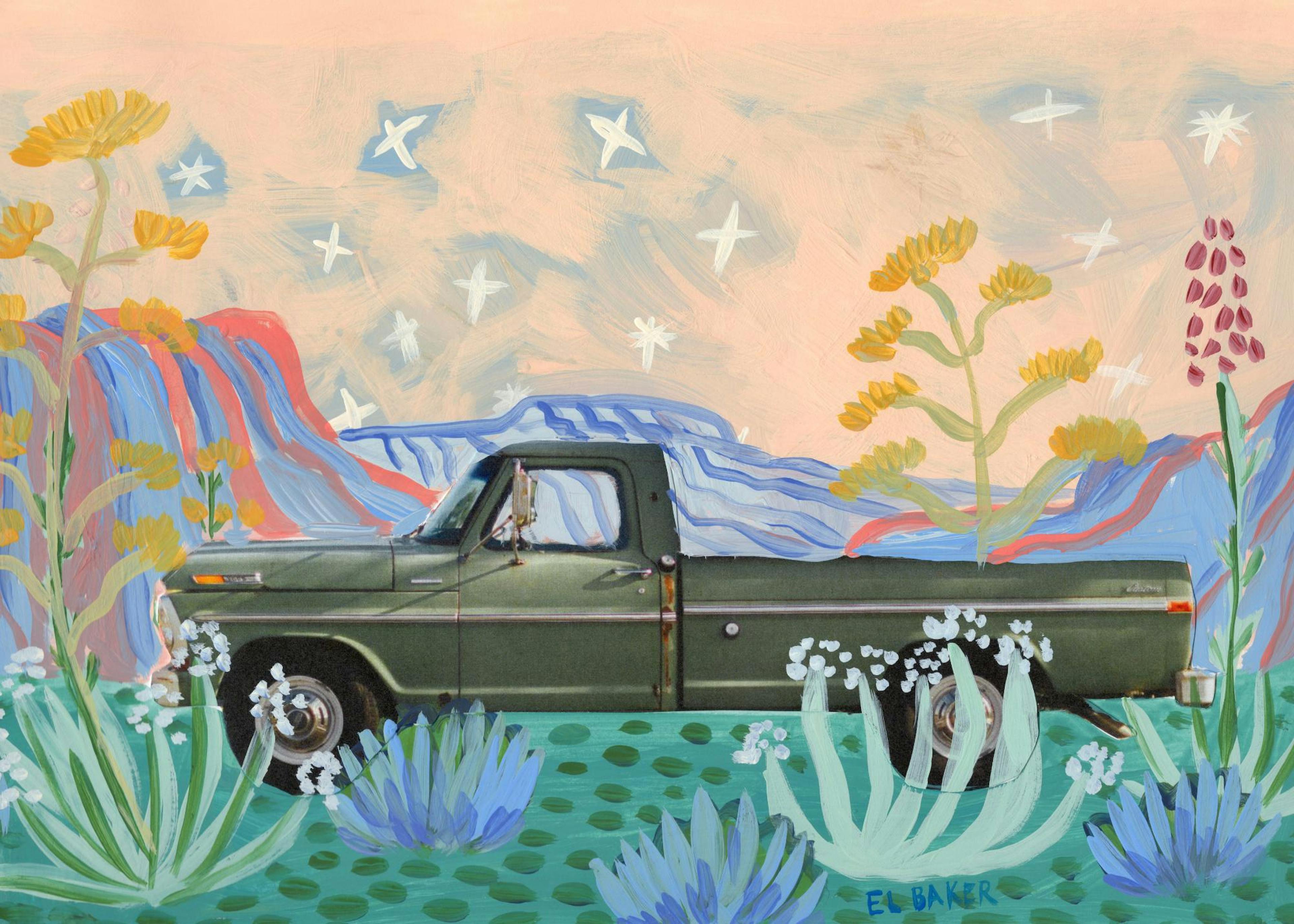 Eleanor Baker - West Texas Truck Affiche 0