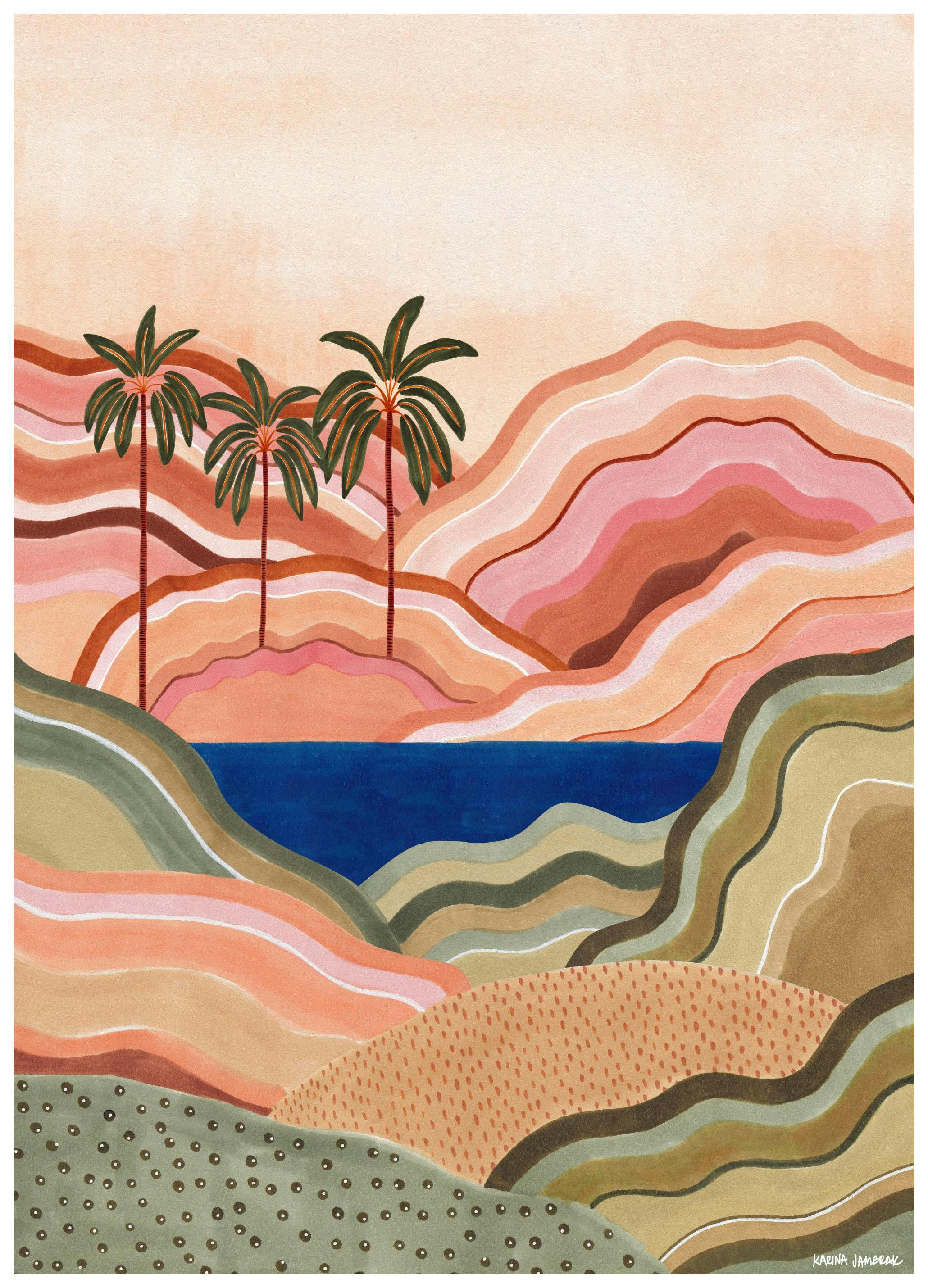 Karina Jambrak - I Like It Here Affiche (50x70 cm) - Karina Jambrak
