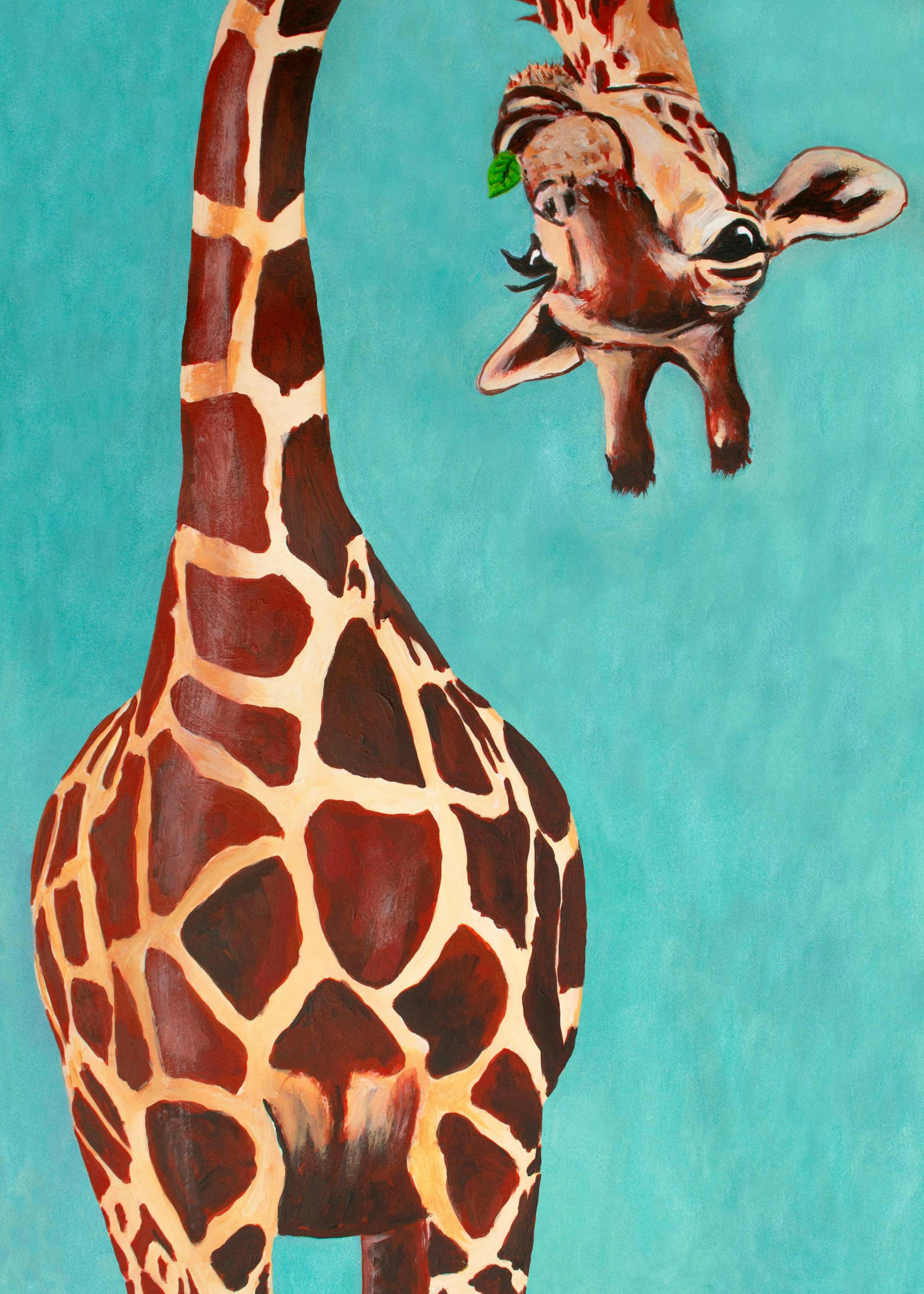 Coco de Paris - Upside Down Giraffe Poster 0