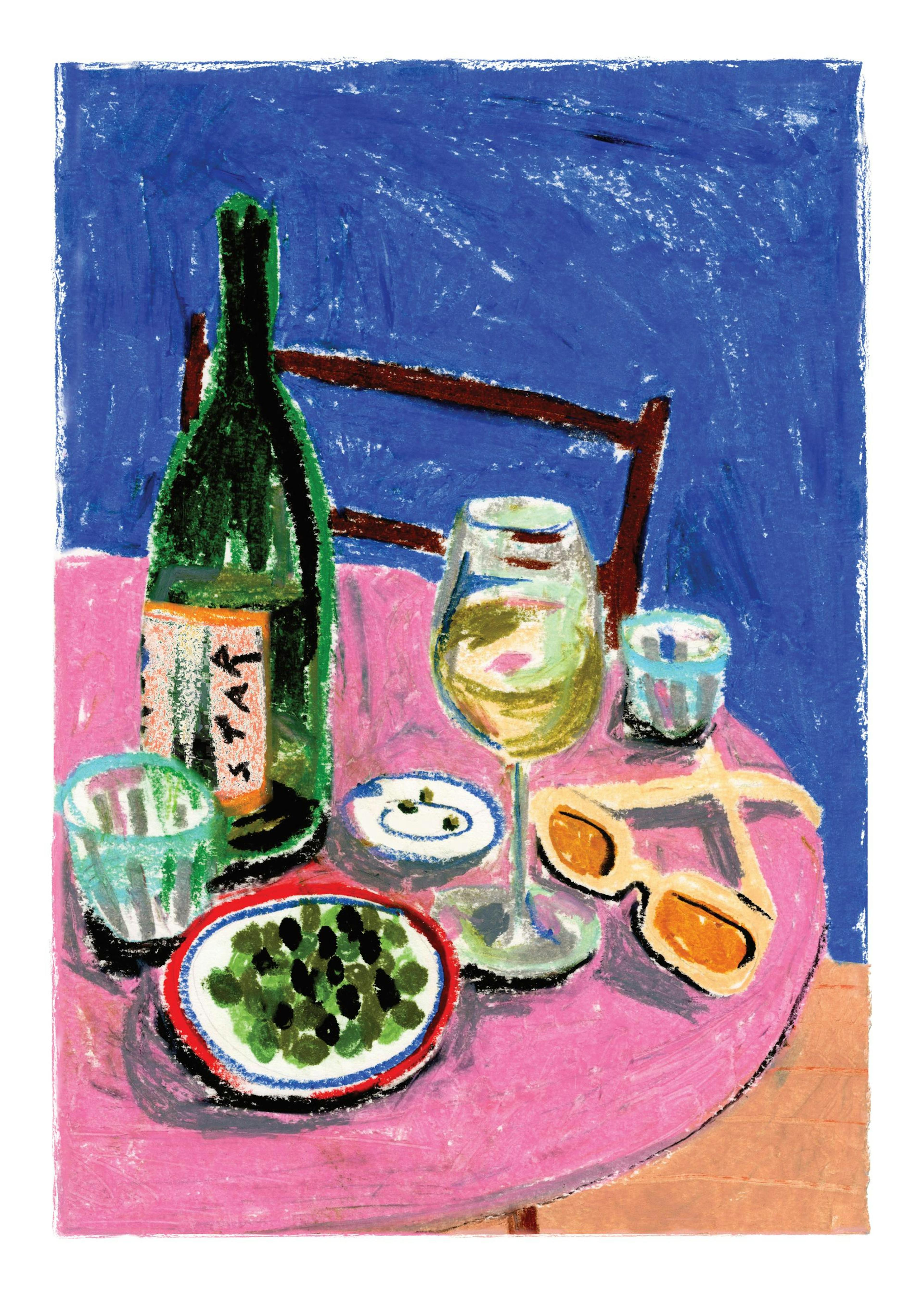 Laura Page - Pastel Table Print 0