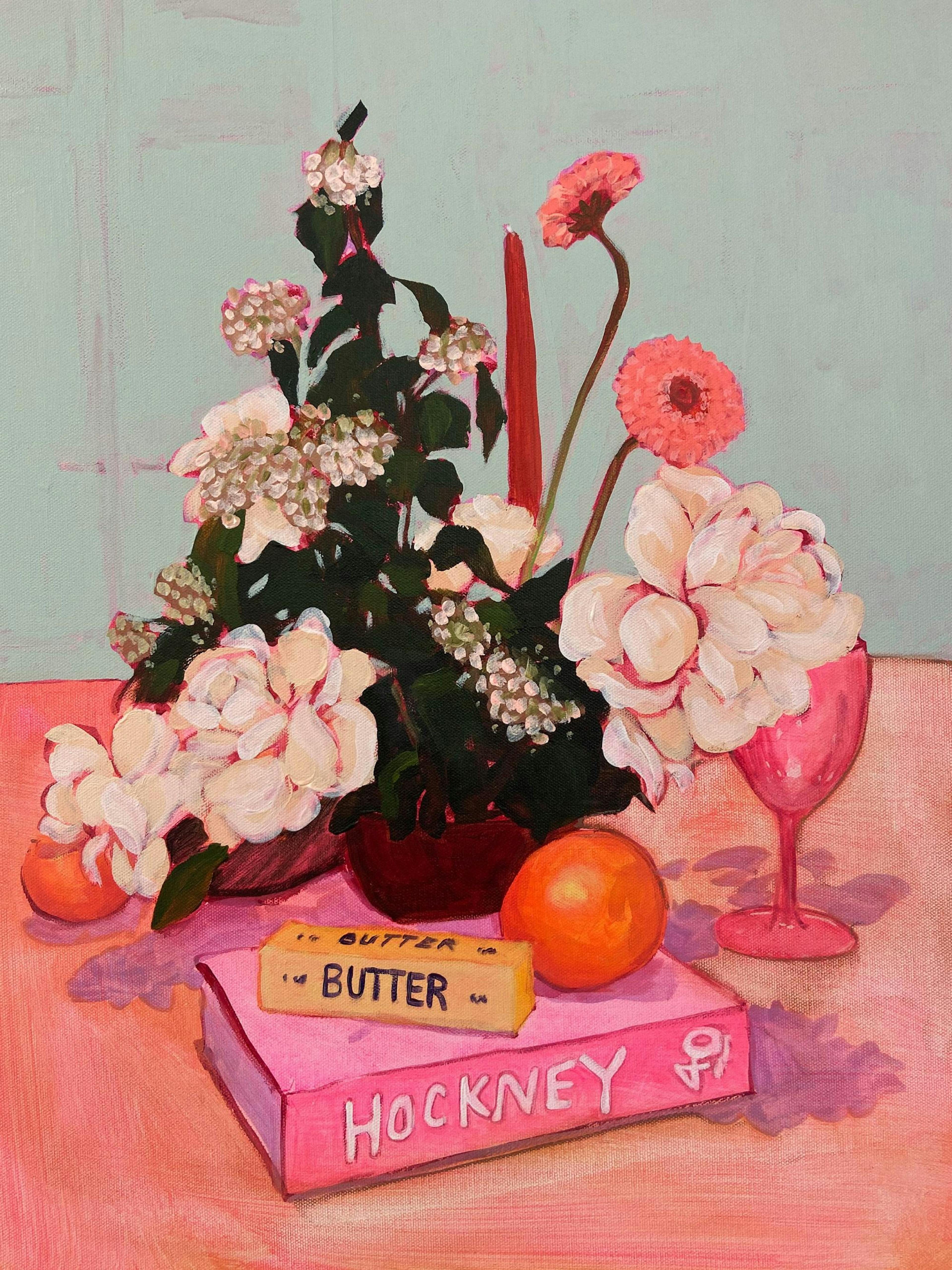 Lindsey Cherek - Still Life with Hockney Book Print