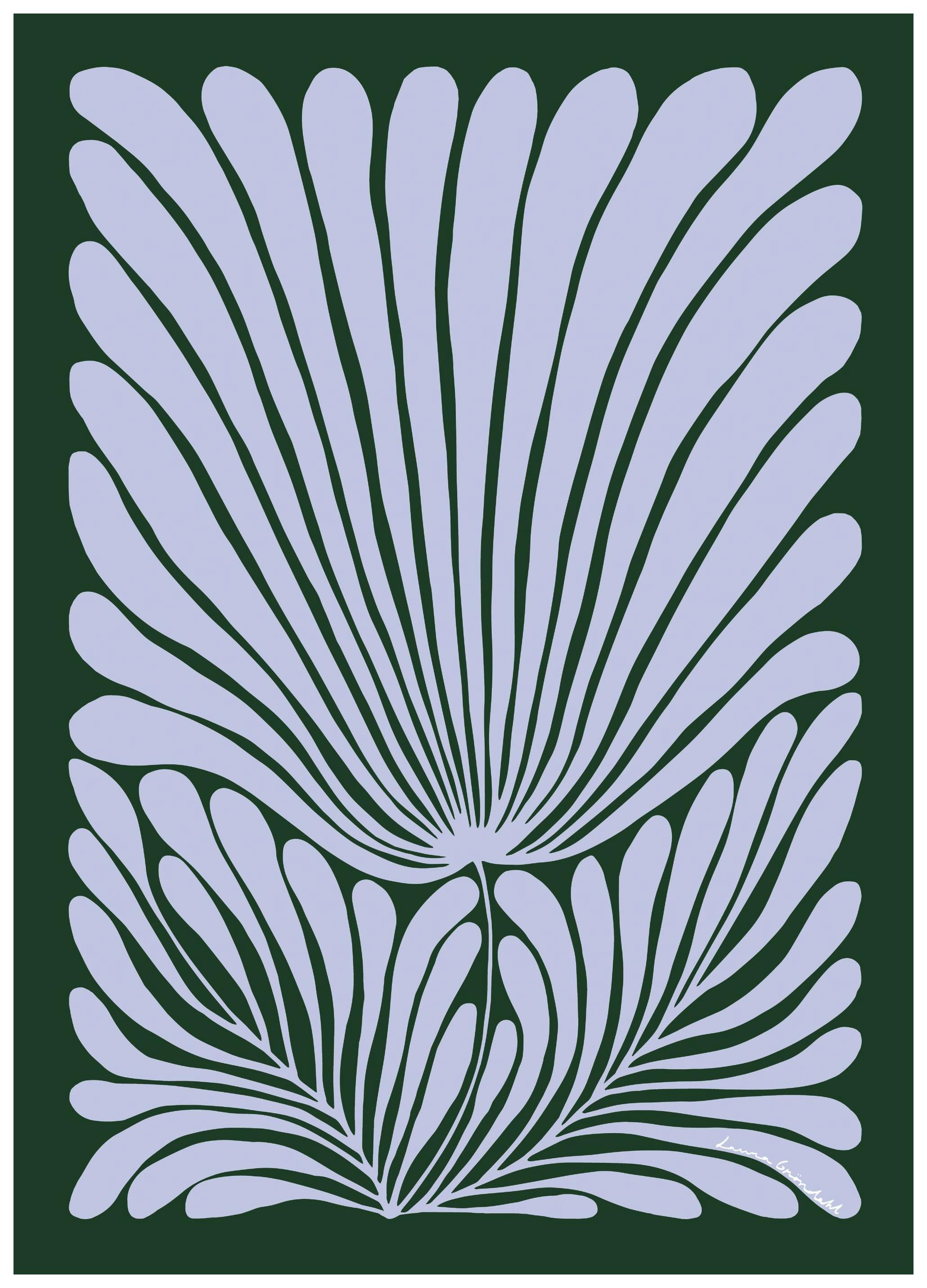 Laura Gröndahl - Evergreen Flower Affiche (50x70 cm) - Laura Gröndahl