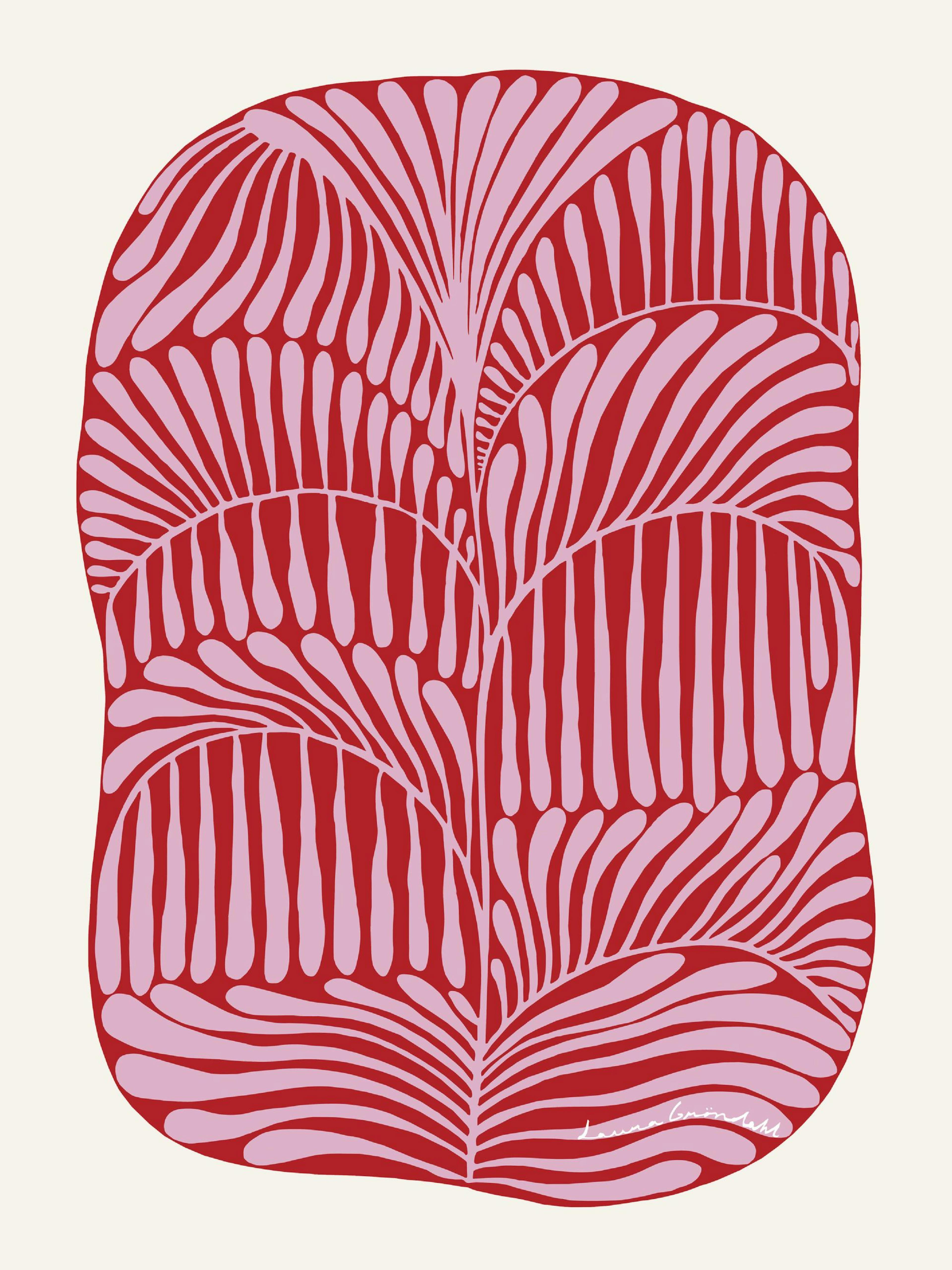 Laura Gröndahl - Pink Plant Poster