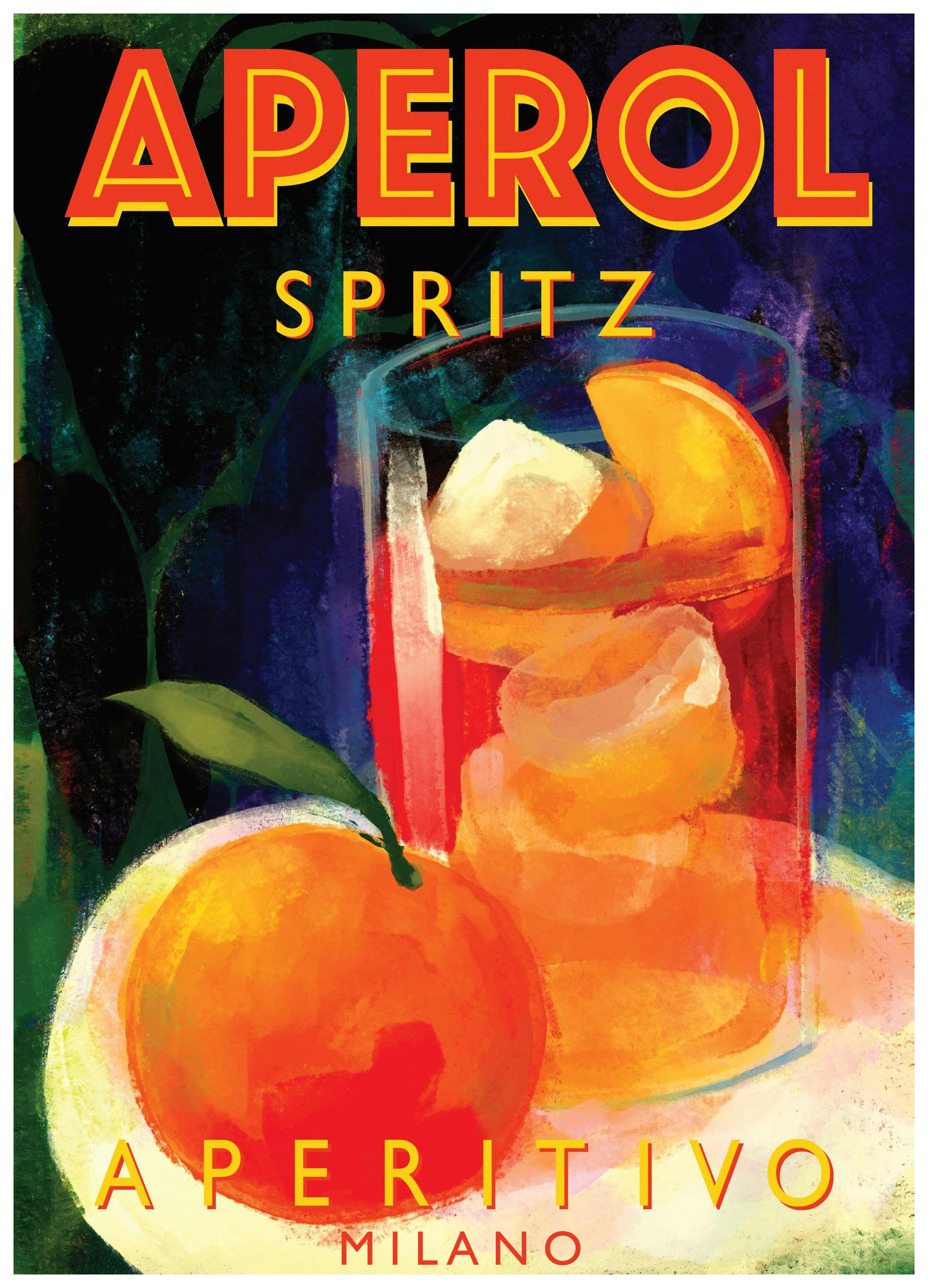 Marco Marella - Aperol Spritz Print (30x40 cm)