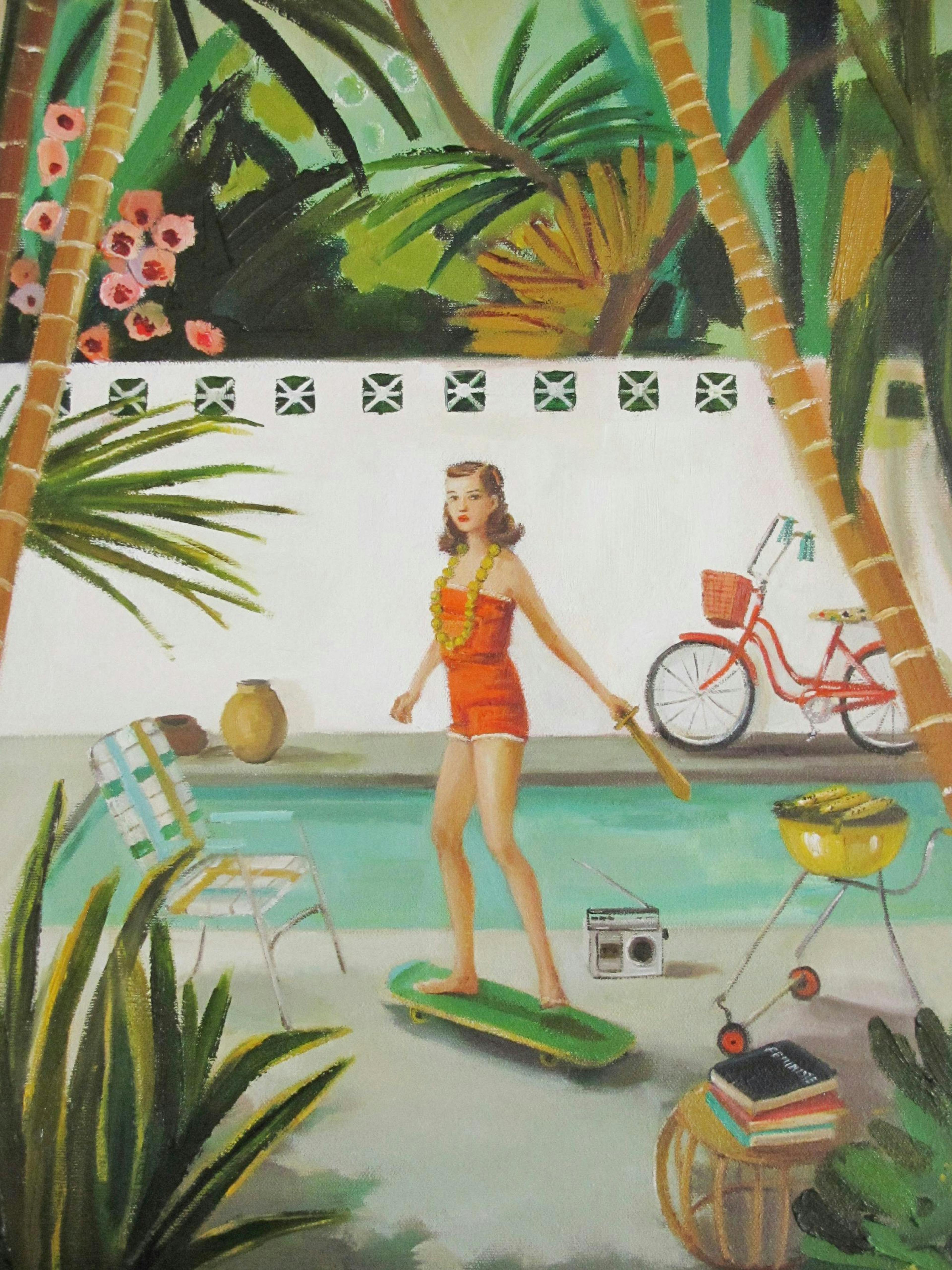 Janet Hill - The Backyard Feminist Poster