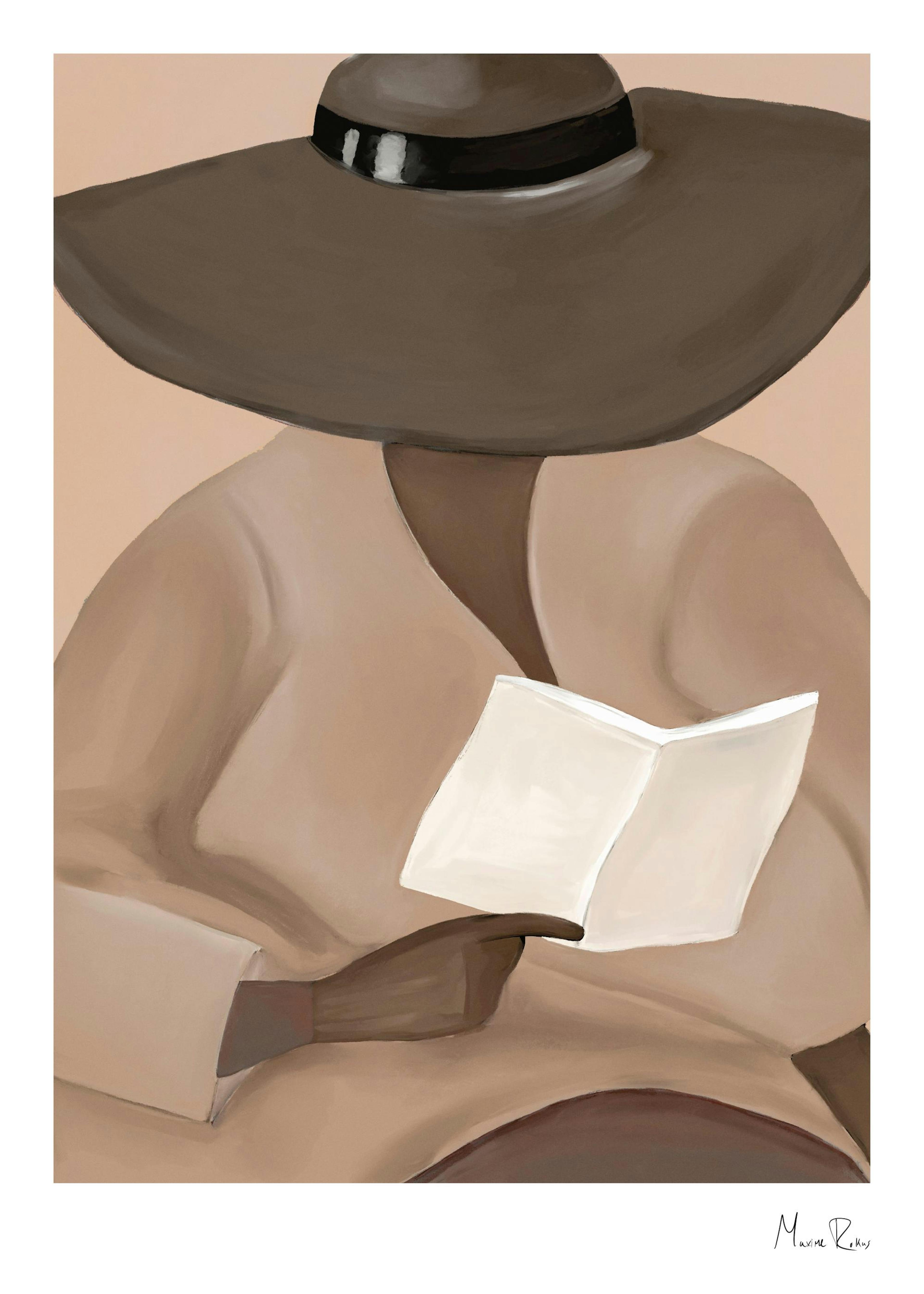 Maxime Rokus - Reading Hat Poster 0