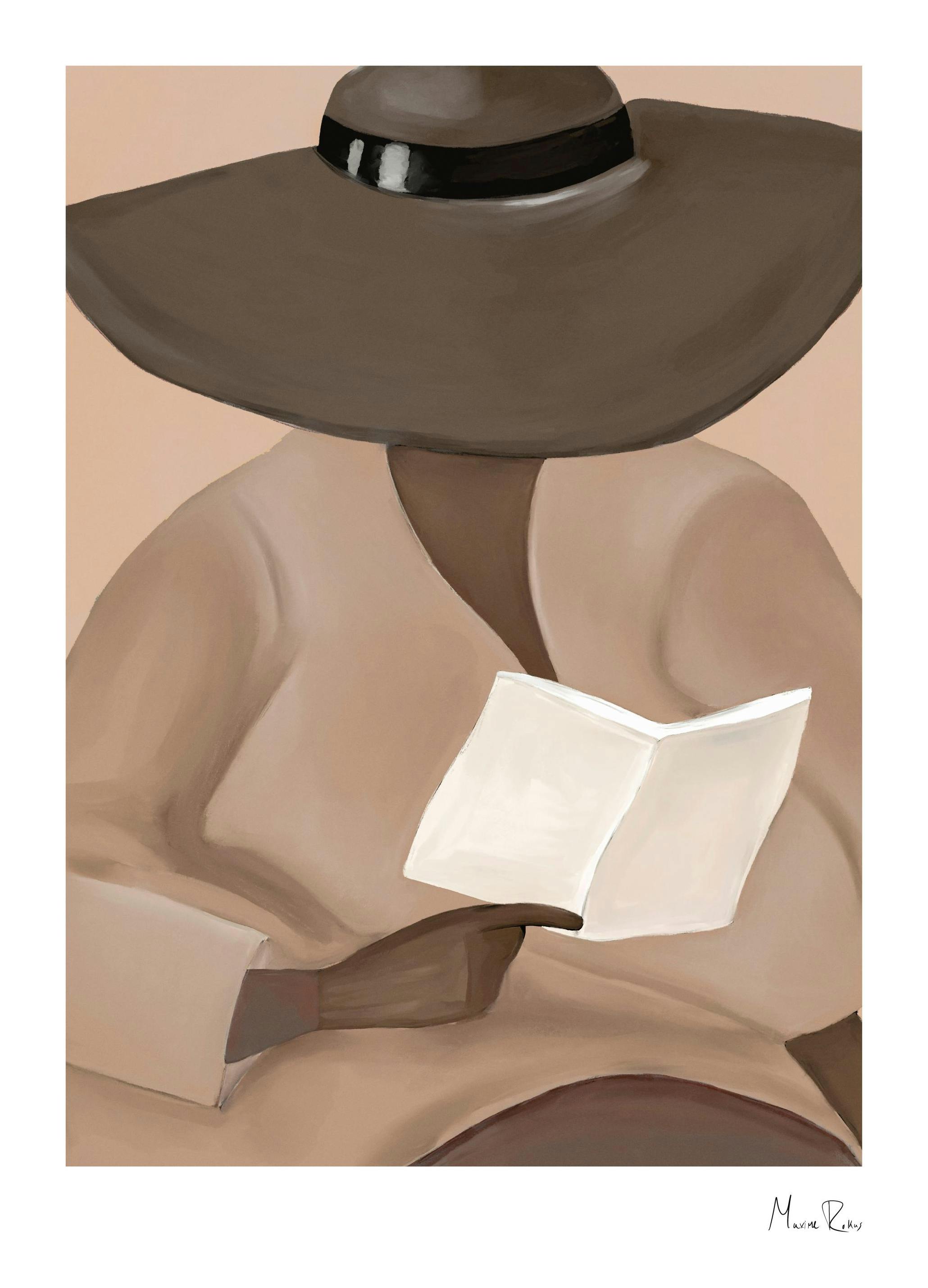 Maxime Rokus - Reading Hat Juliste (50x70 cm)  Maxime Rokus