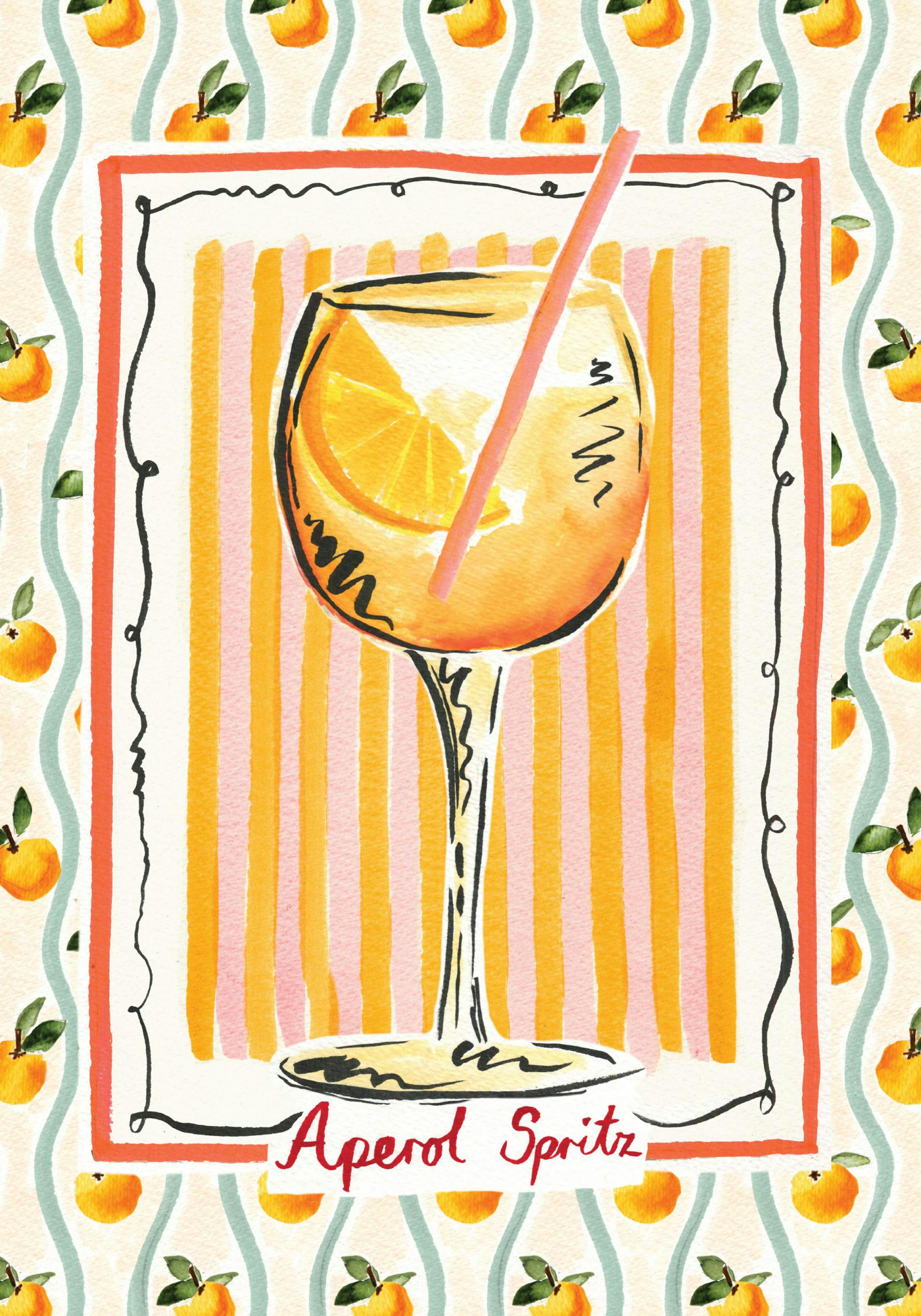 Emily Daborn - Aperol Spritz Print
