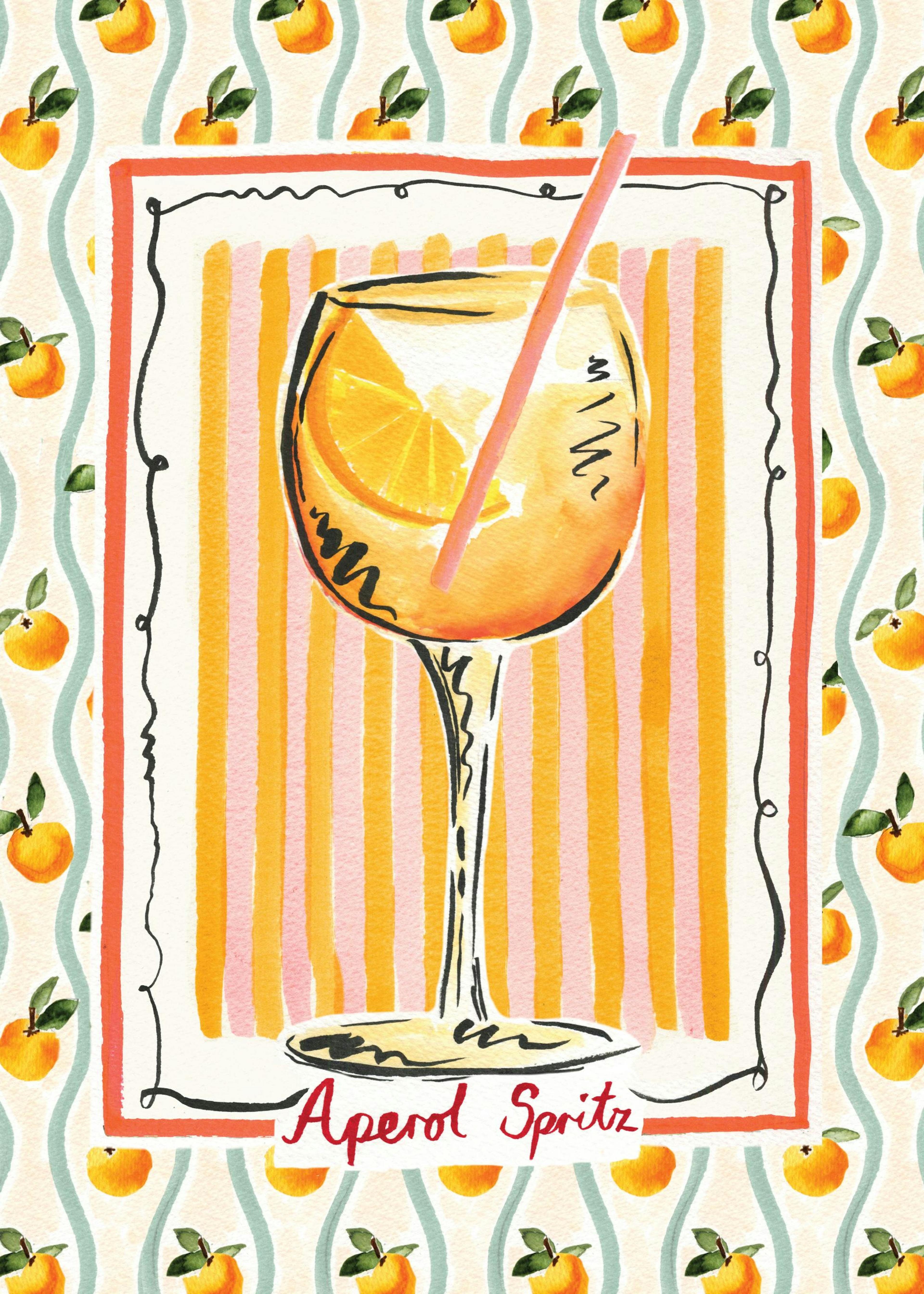 Emily Daborn - Aperol Spritz Print 0