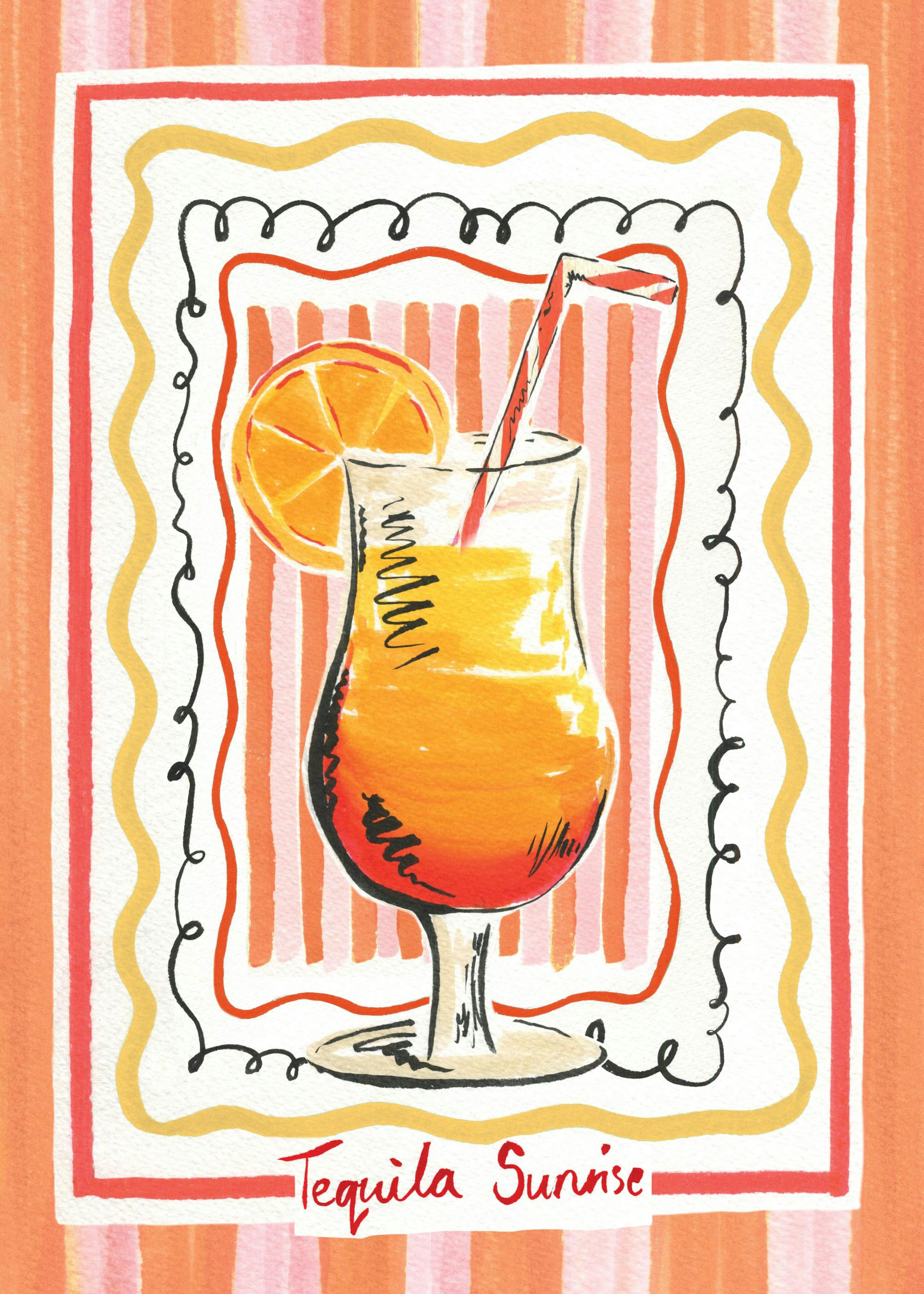 Emily Daborn - Tequila Sunrise Print 0