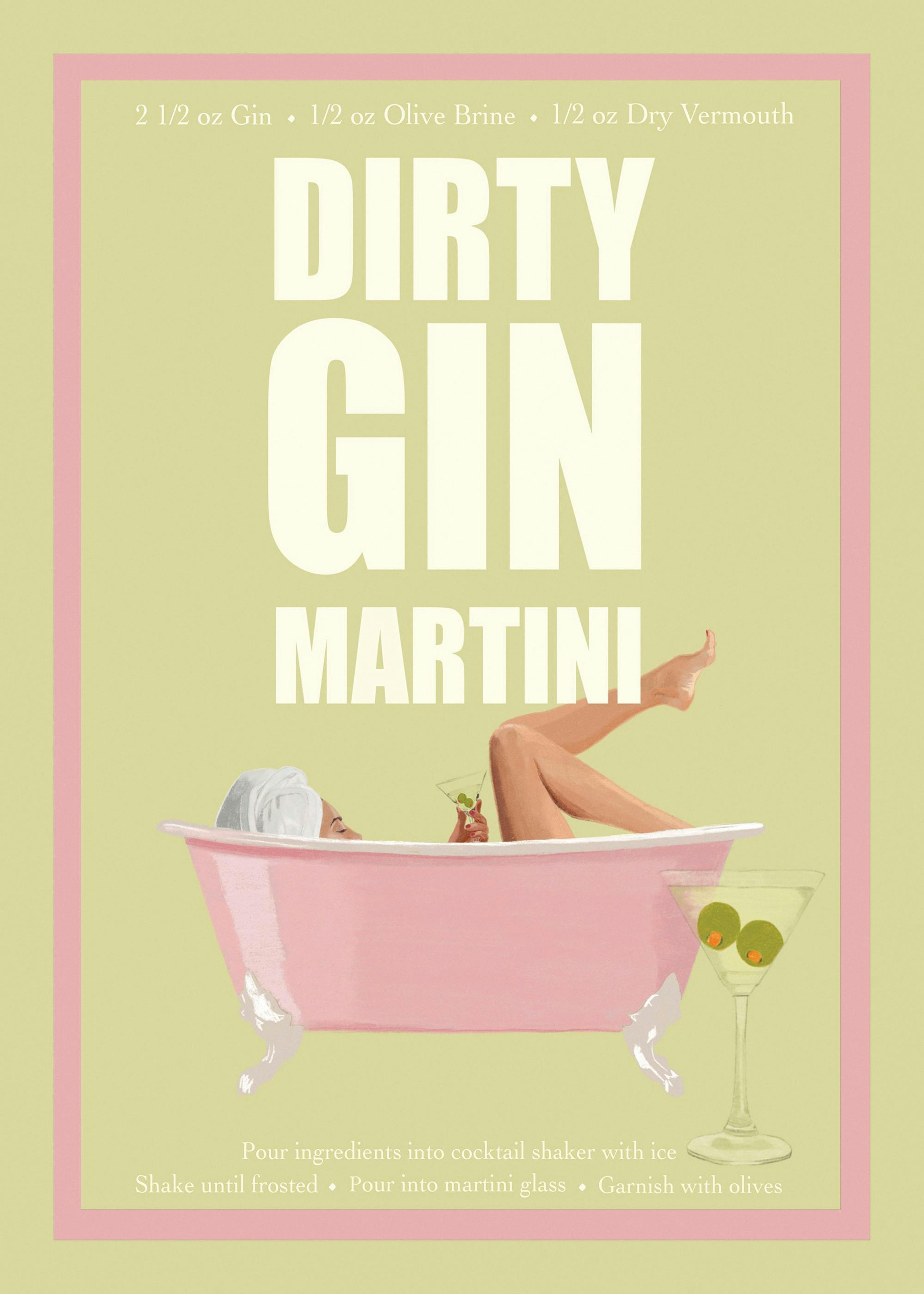 Jenny Liz Rome - Dirty Gin Martini Print 0
