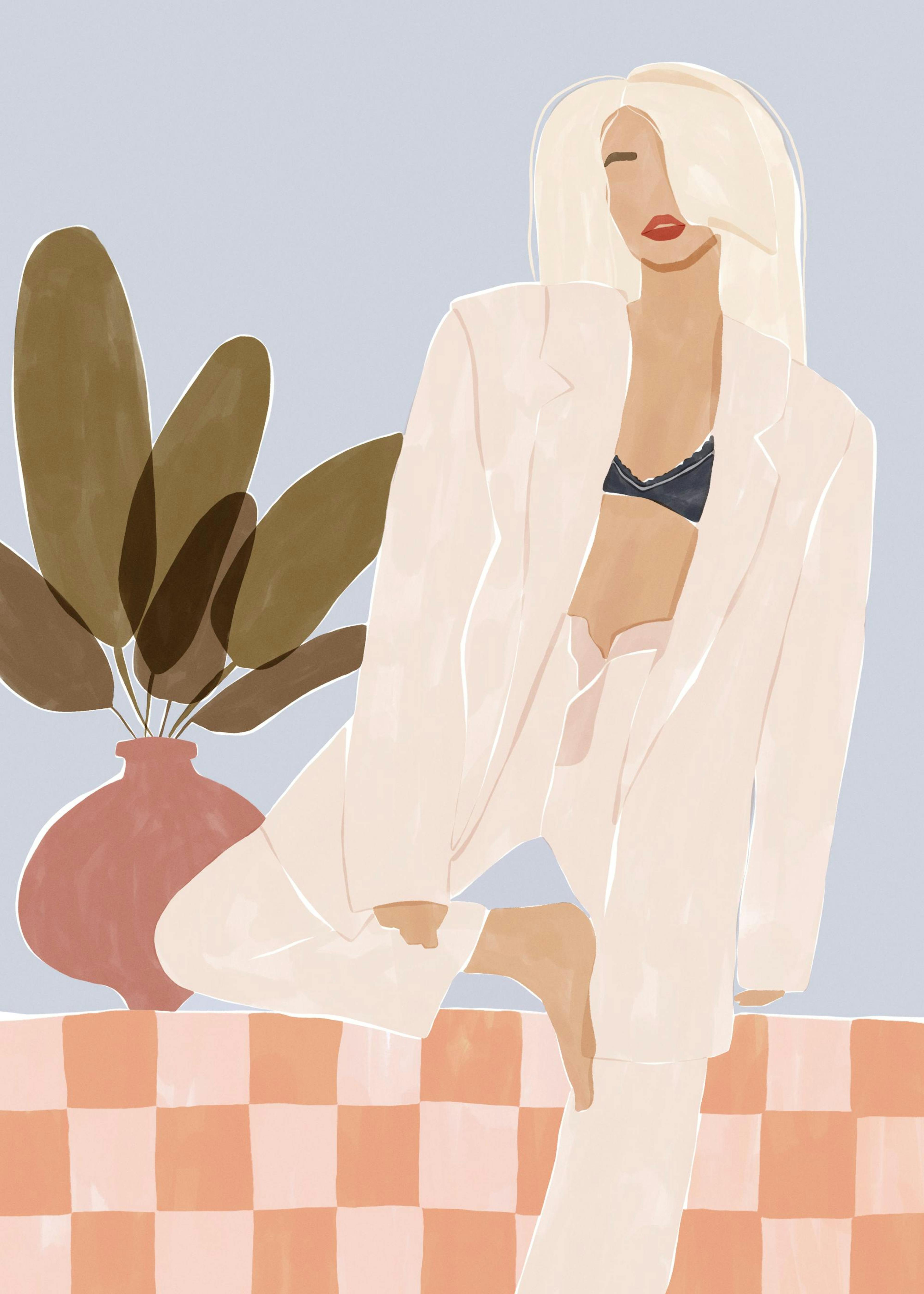 Ivy Green - Woman Doing Yoga Poster 0