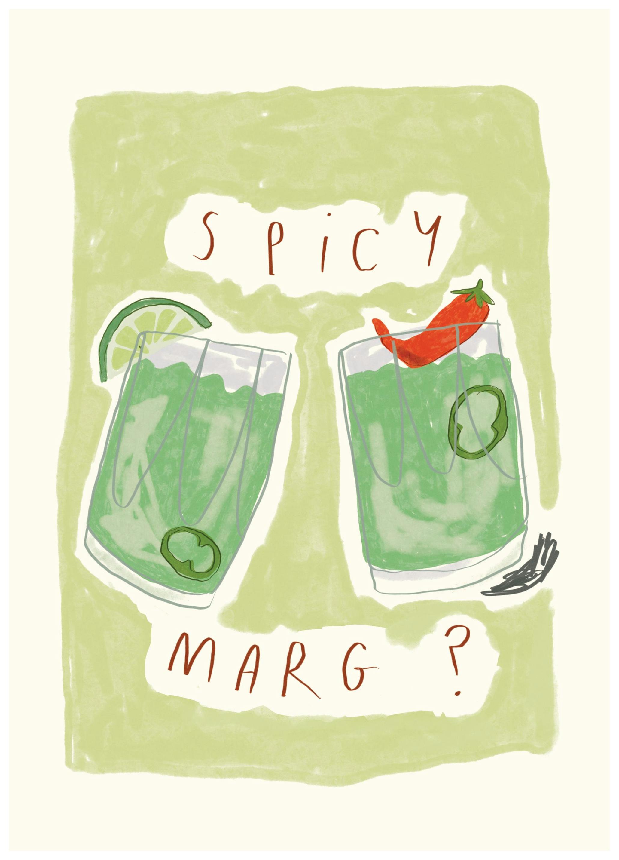 Lauren Emmett - Spicy Marg Affiche (21x30 cm) - Lauren Emmett