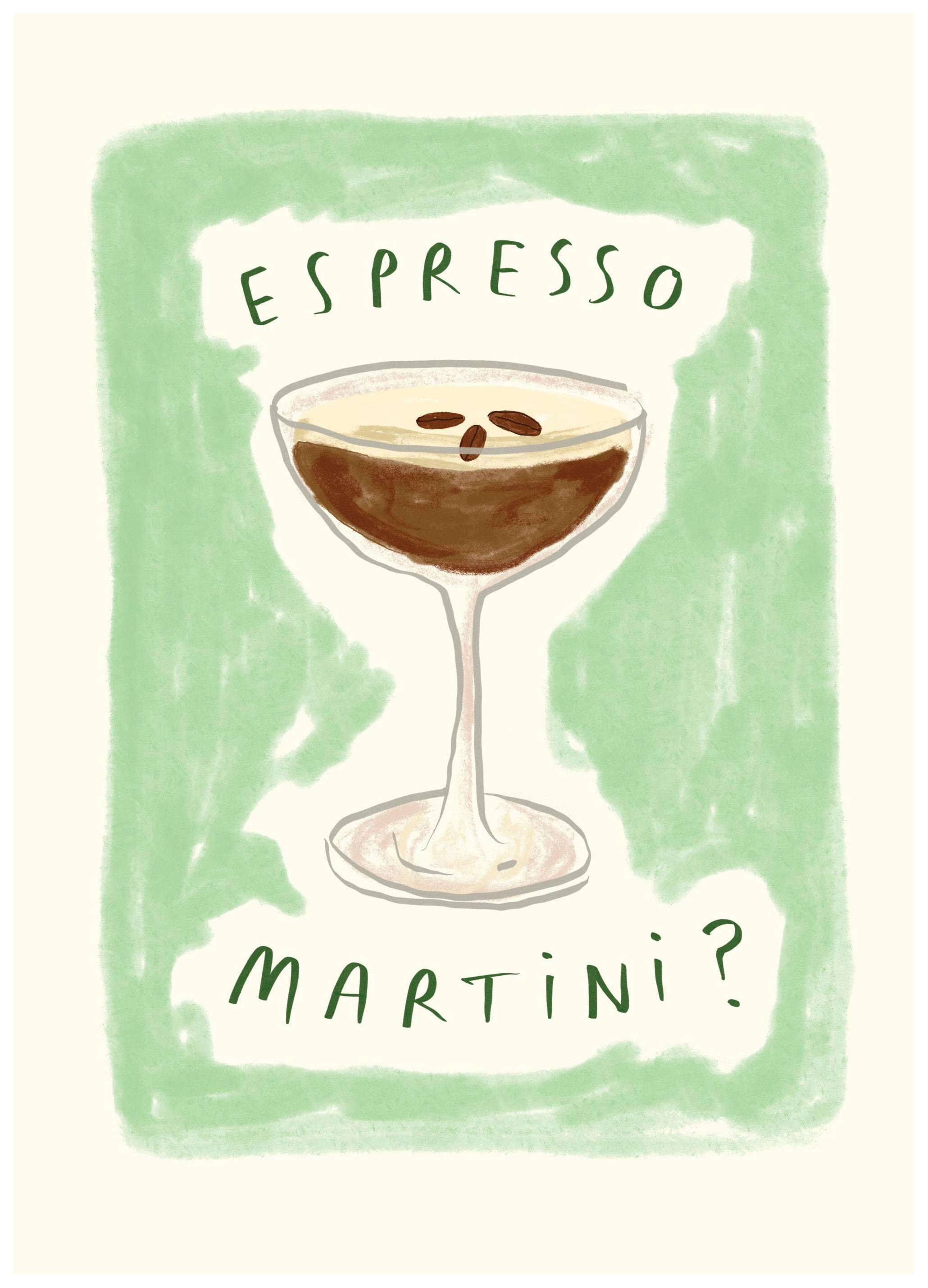 Lauren Emmett - Espresso Martini Affiche (21x30 cm) - Lauren Emmett