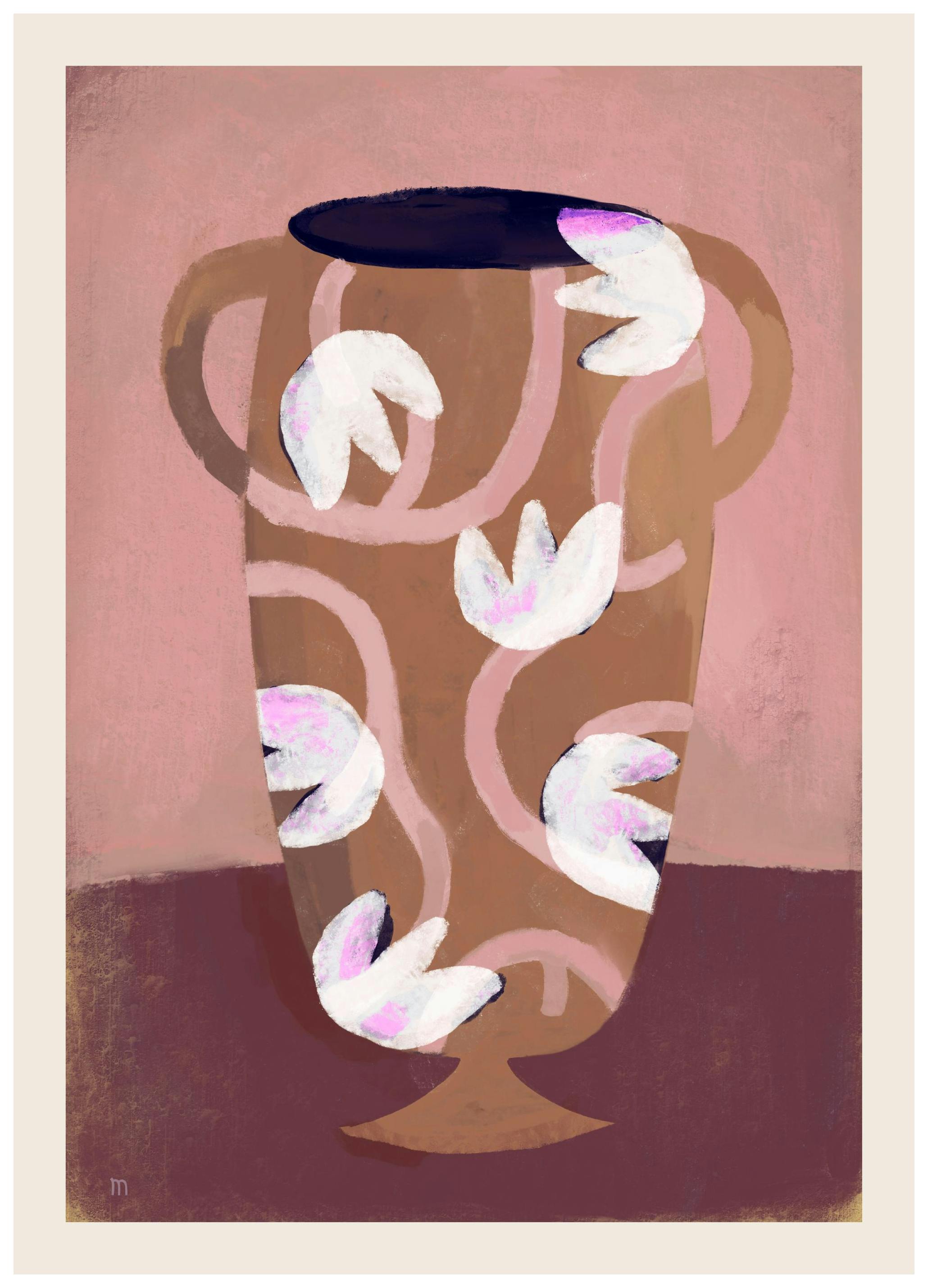 Marco Marella - Flowered Vessel Affiche (50x70 cm)  Marco Marella
