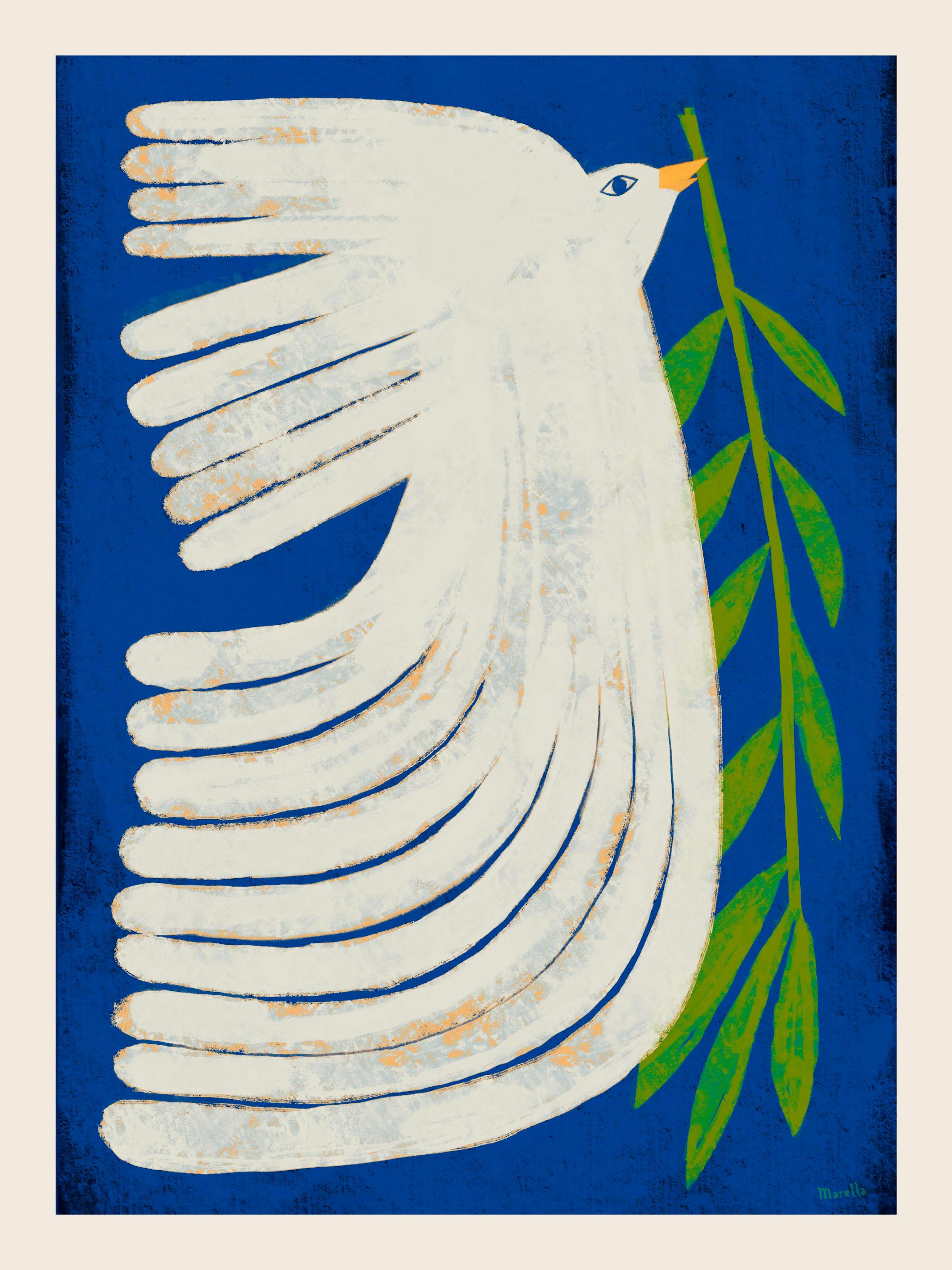 Marco Marella - Peace Dove Print