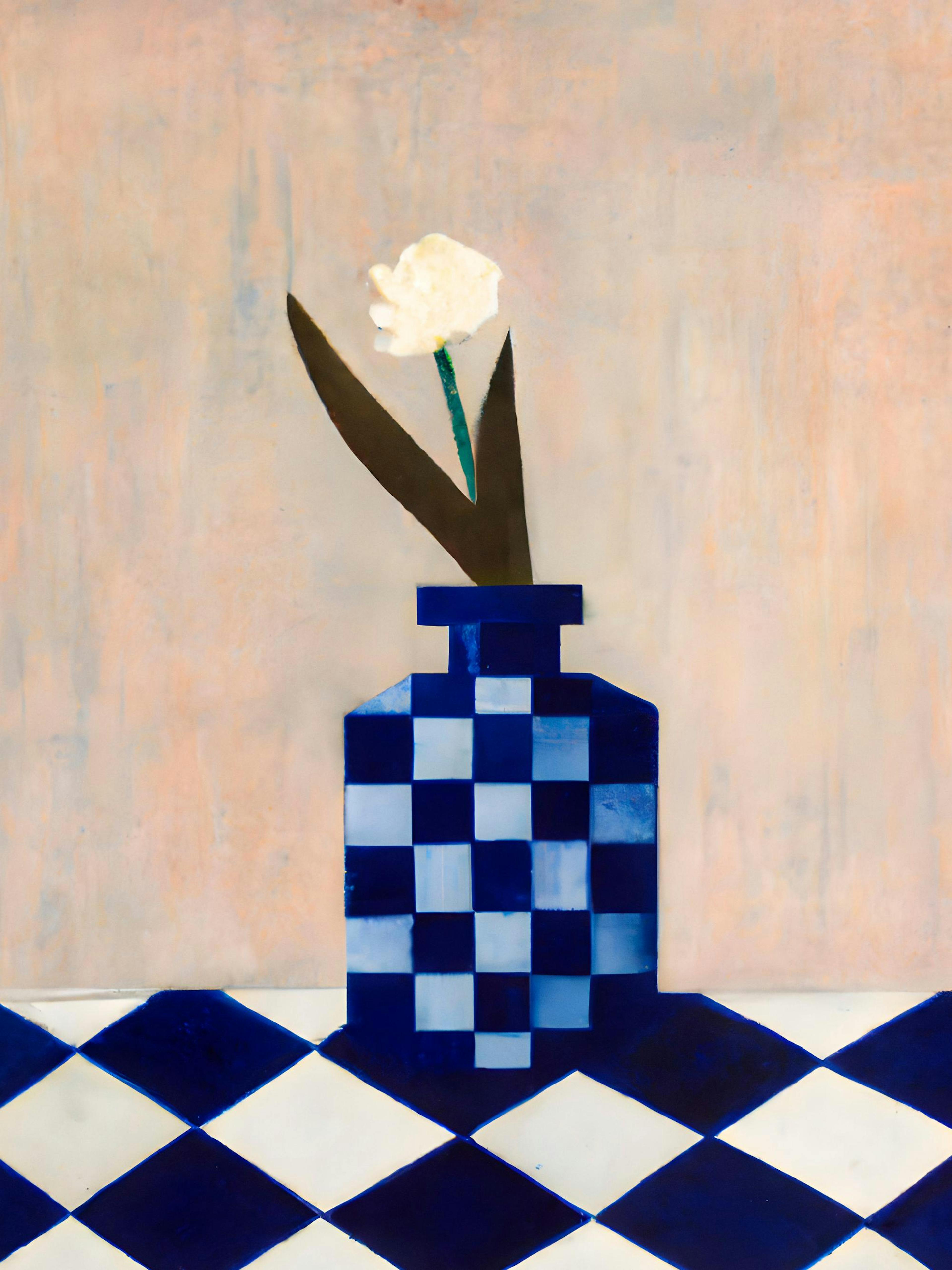 Merel Takken - Check the Vase Poster