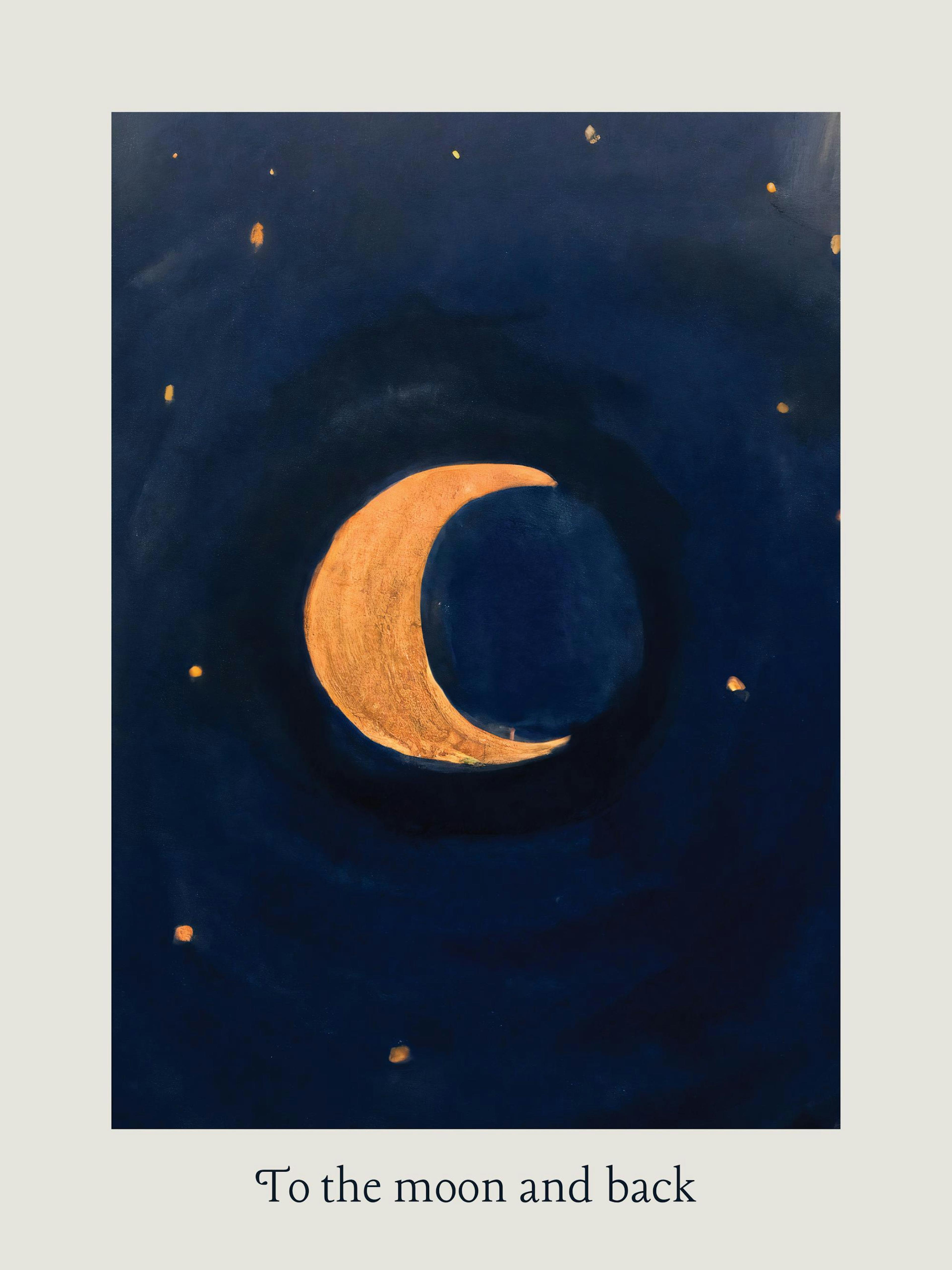 Merel Takken - To the Moon and Back Poster