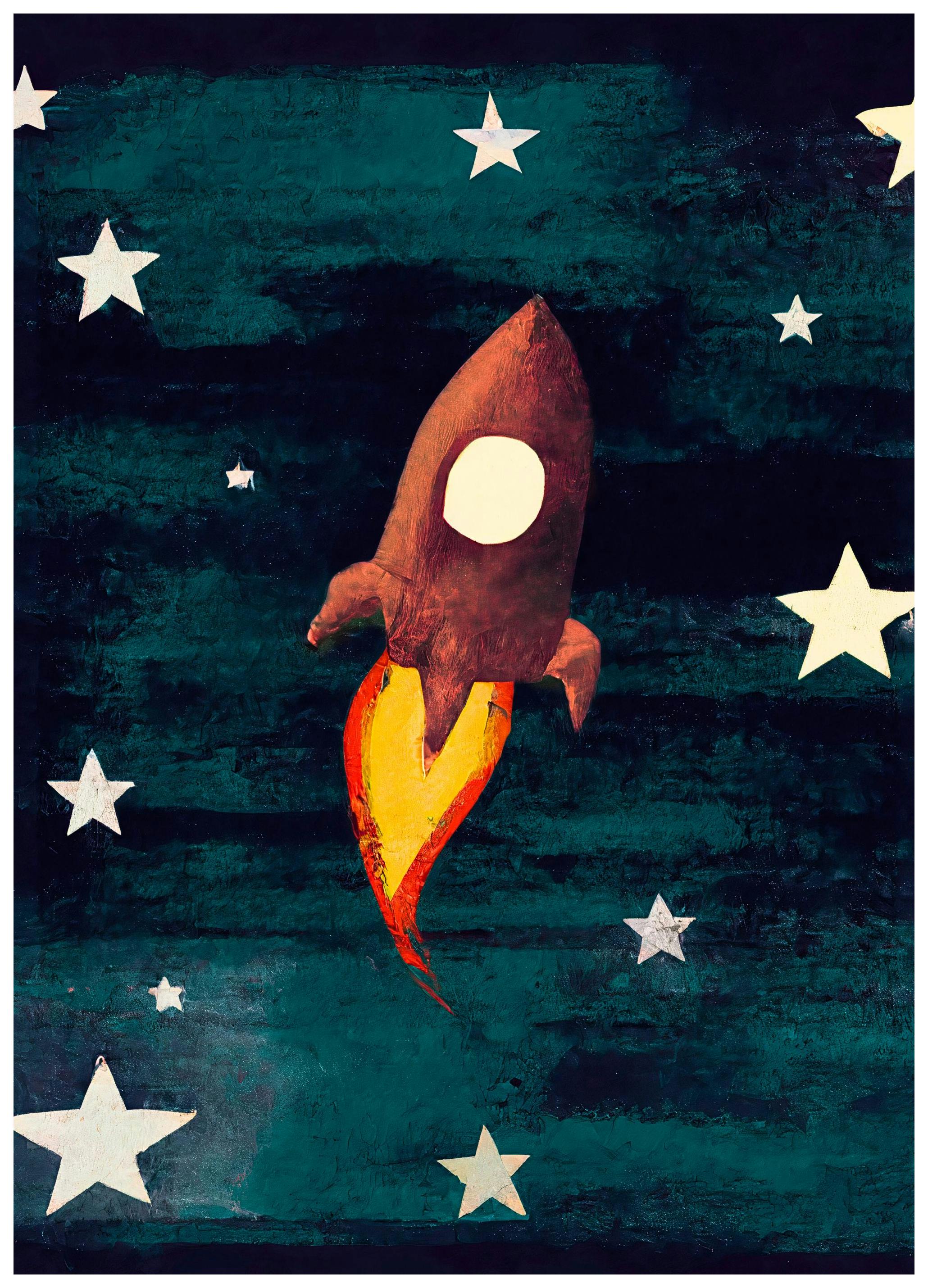 Merel Takken - Rocket Love Poster (50x70 cm)