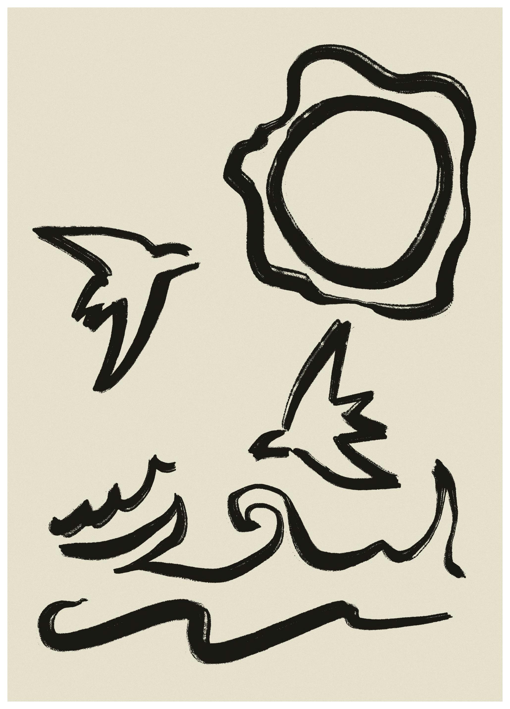 Lucrecia Rey Caro - Whispers of the Sea Plagát (50x70 cm)