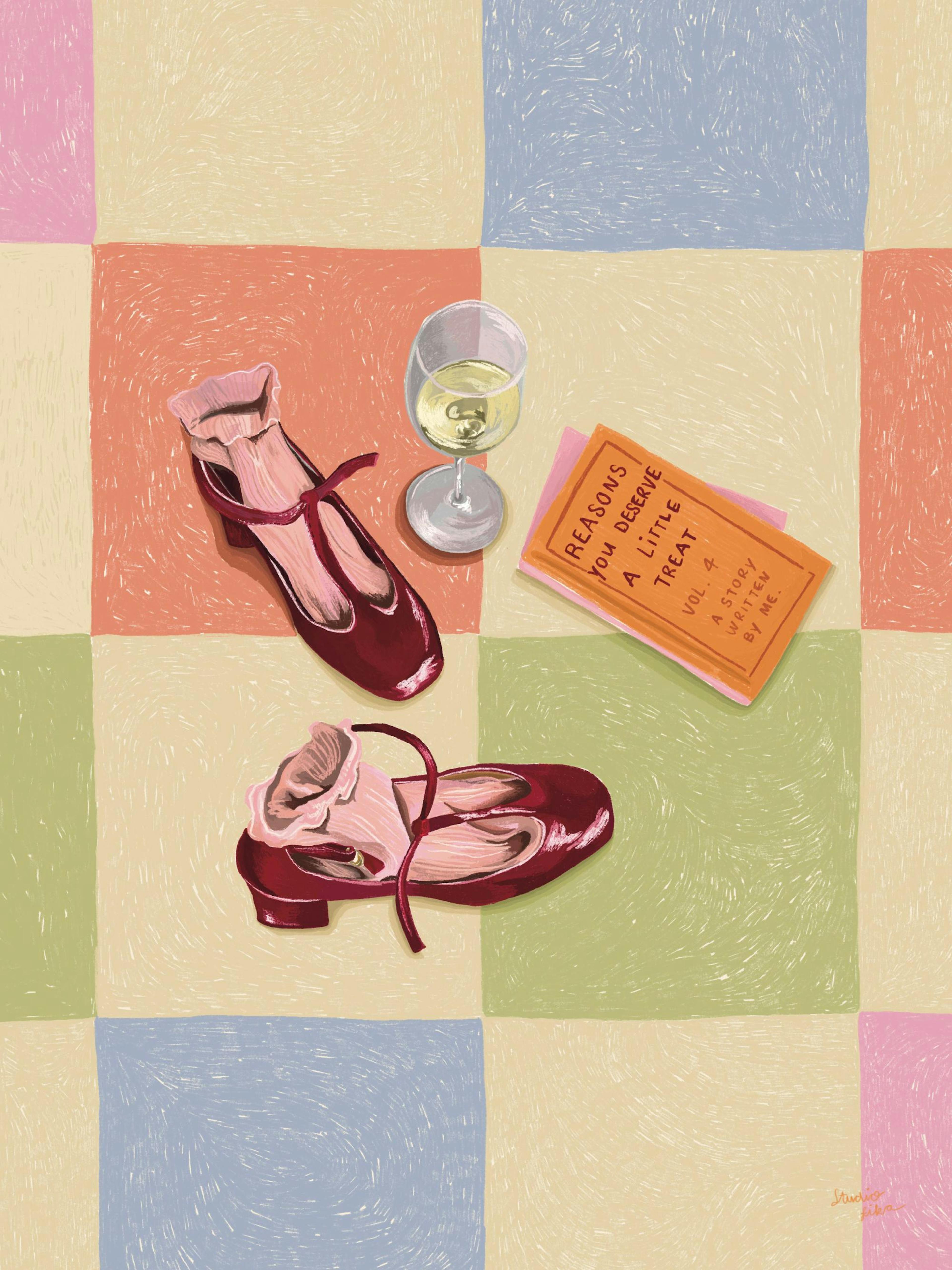 Loïs Langenberg - You deserve a little treat Print
