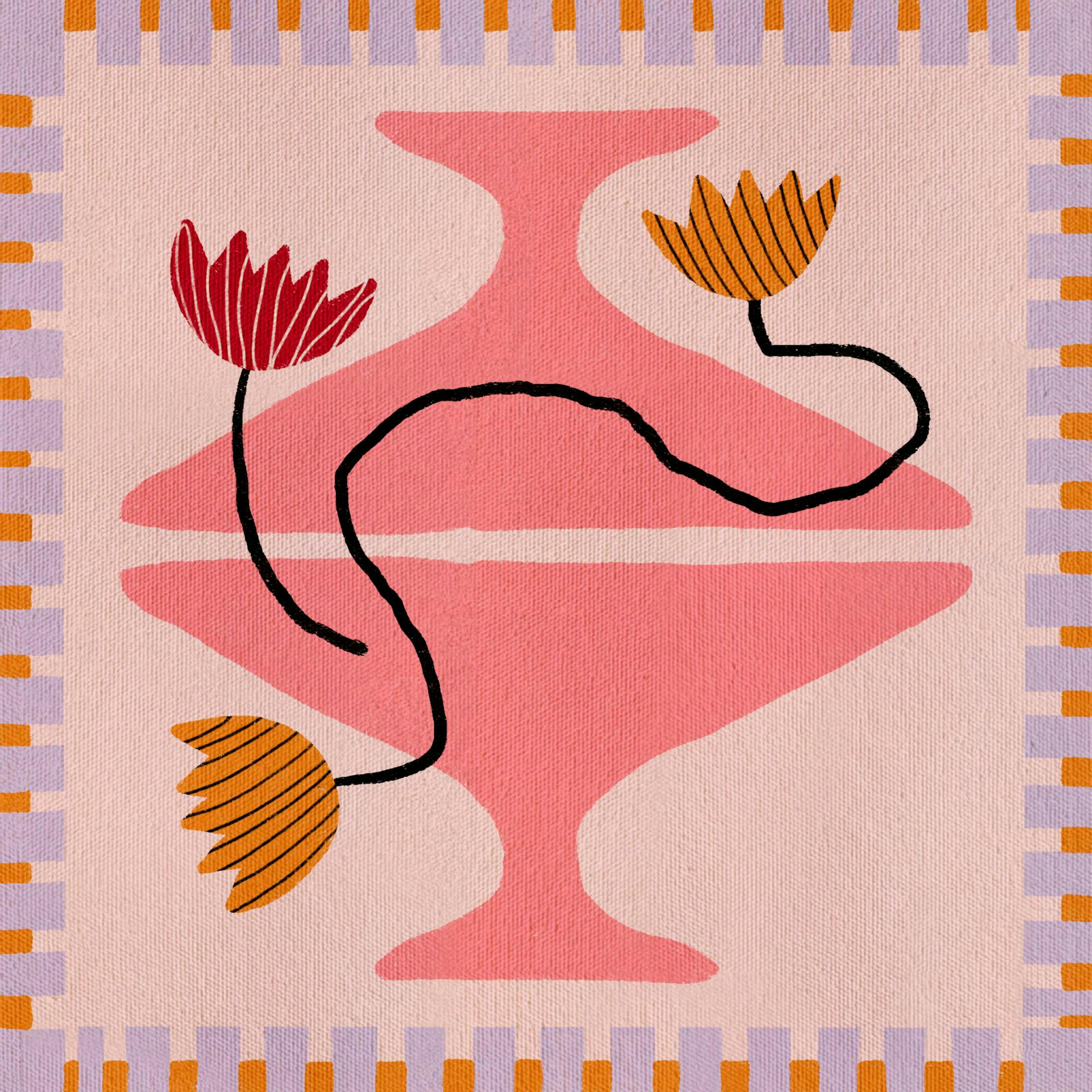 Shatha Al Dafai - Out of Vase Blooms 8 Print