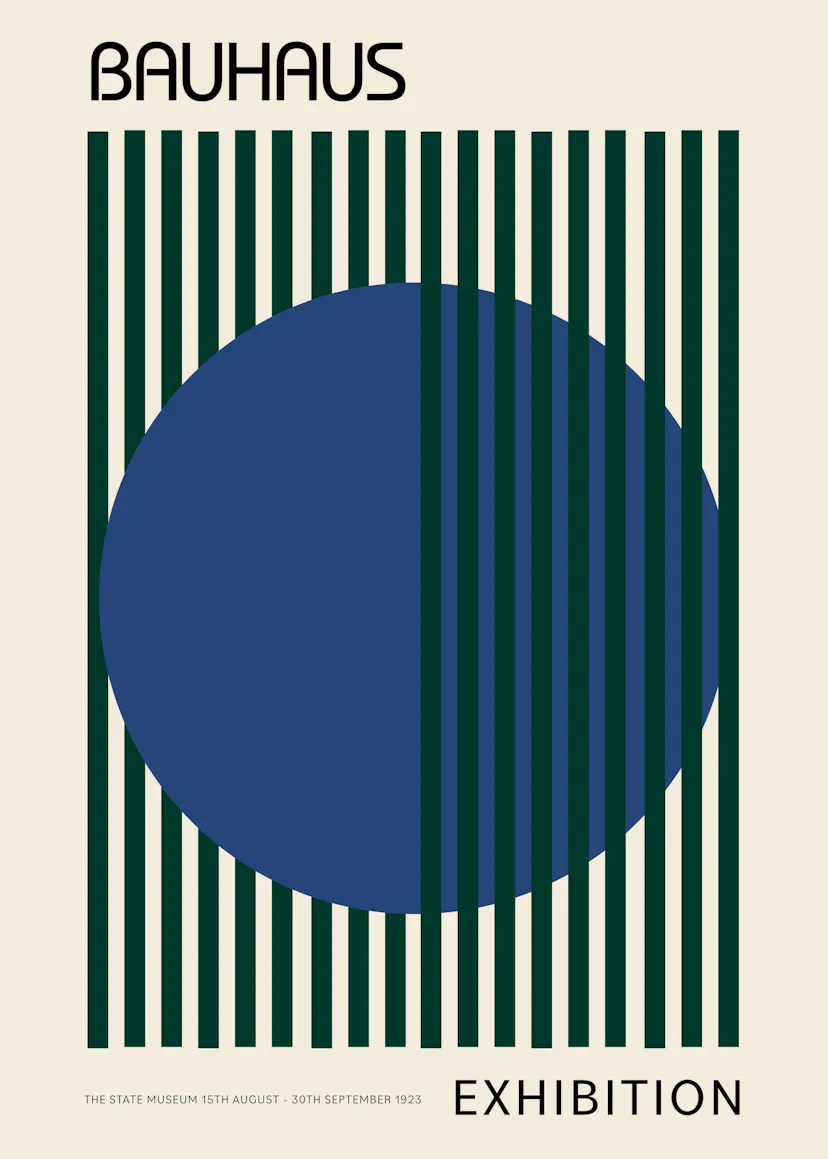 Bauhaus Composition Print