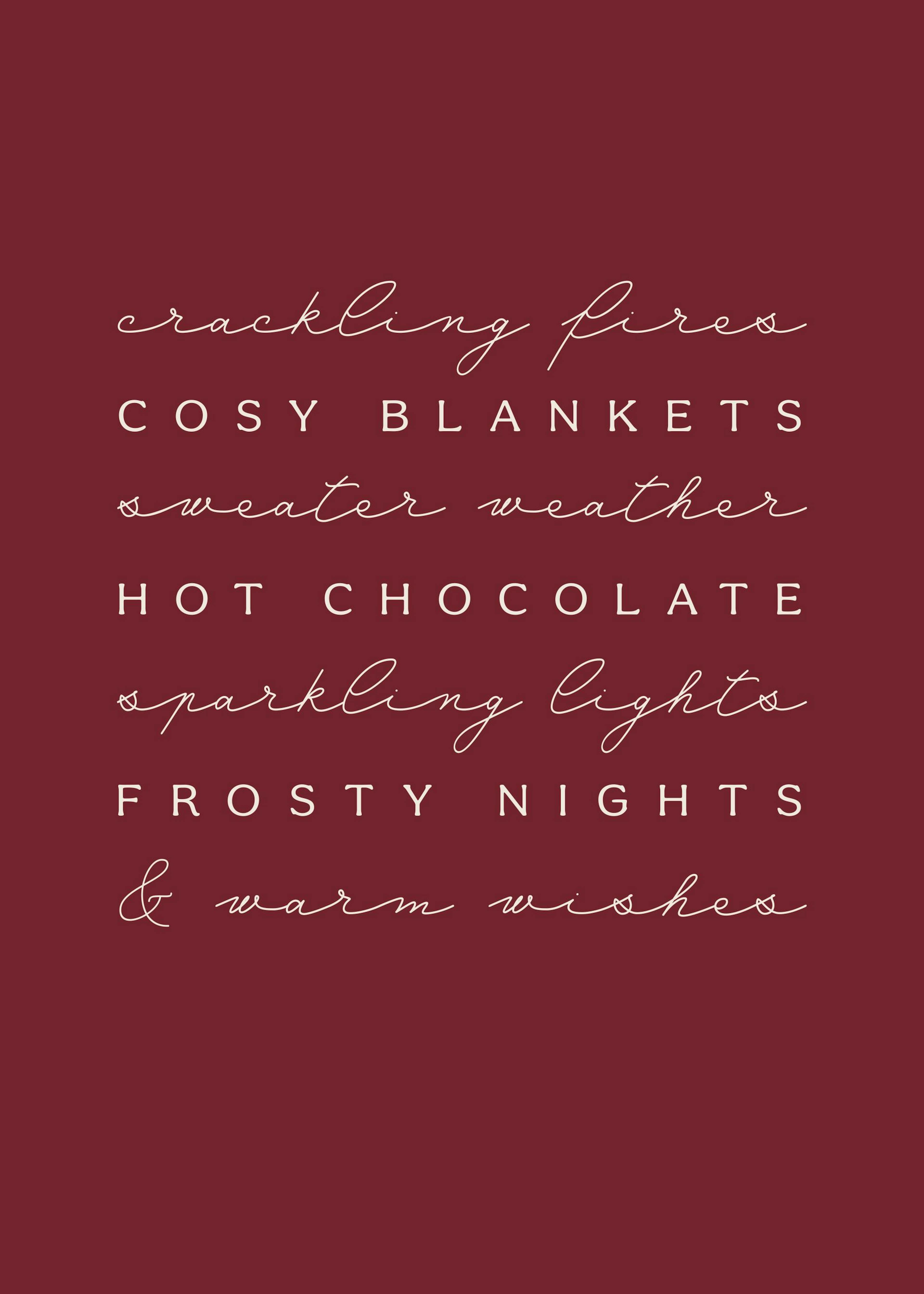 Warm Wishes Poster 0