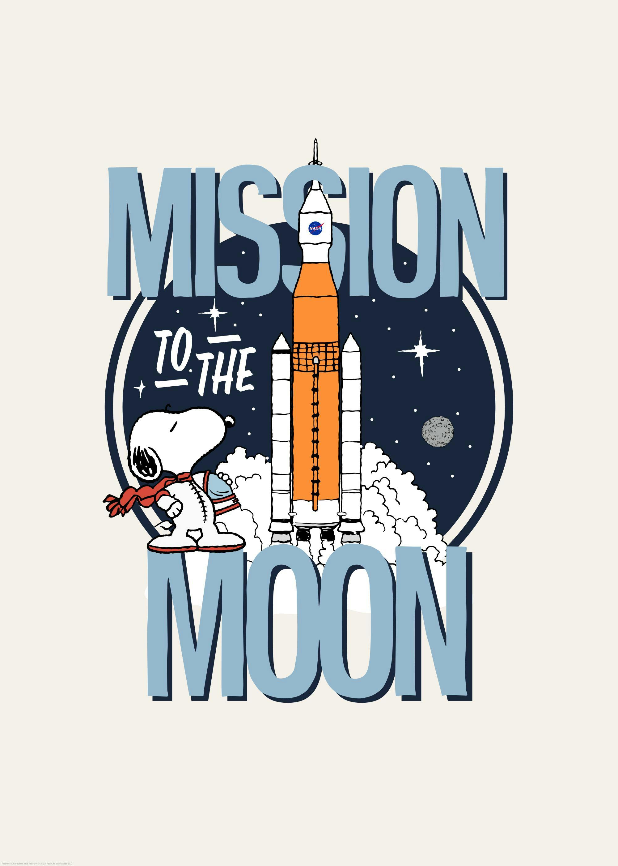 Snoopy Mission to the Moon Poster 0