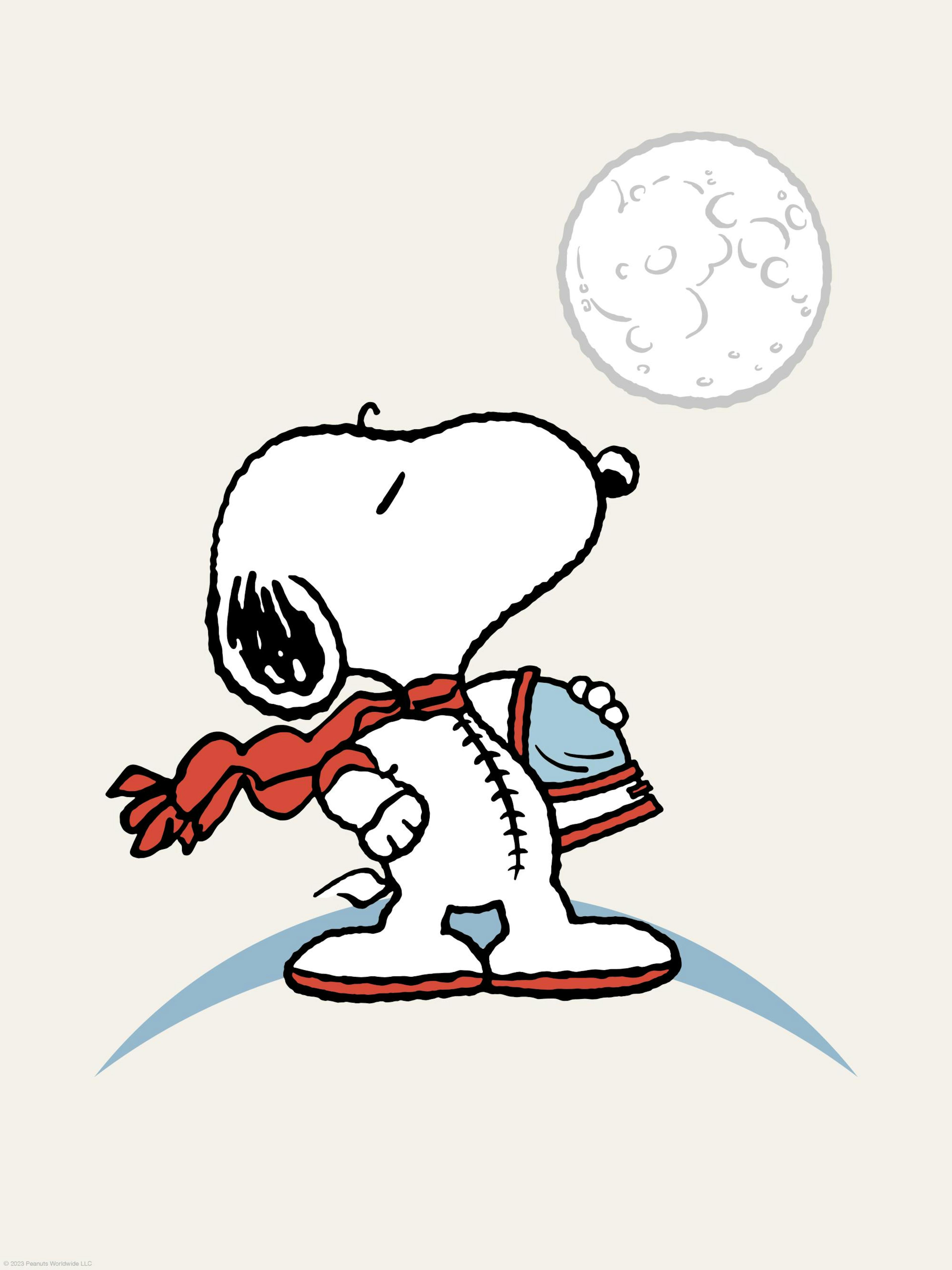 Snoopy the Astronaut Print
