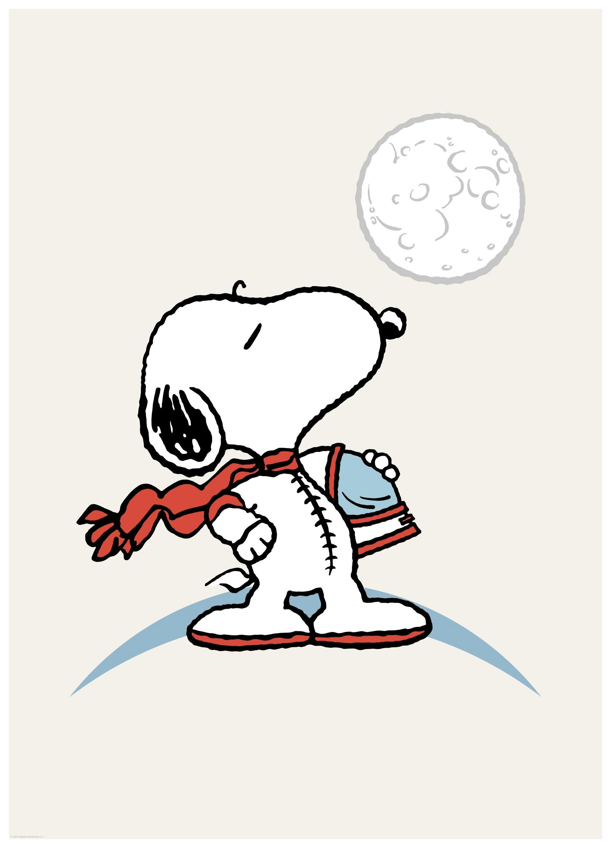 Prints - Snoopy the Astronaut Print (50x70 cm) - Snoopy