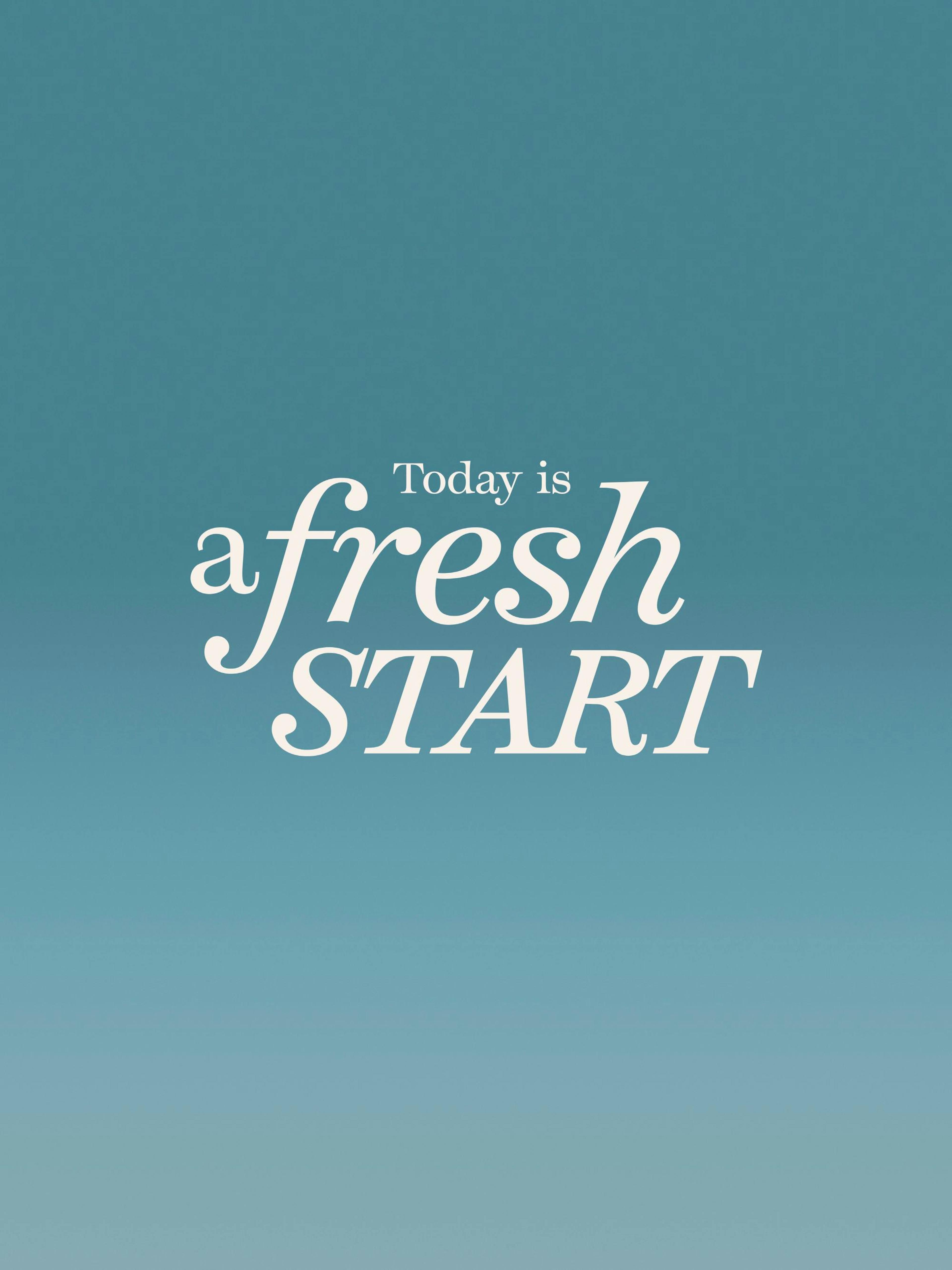 A Fresh Start Print