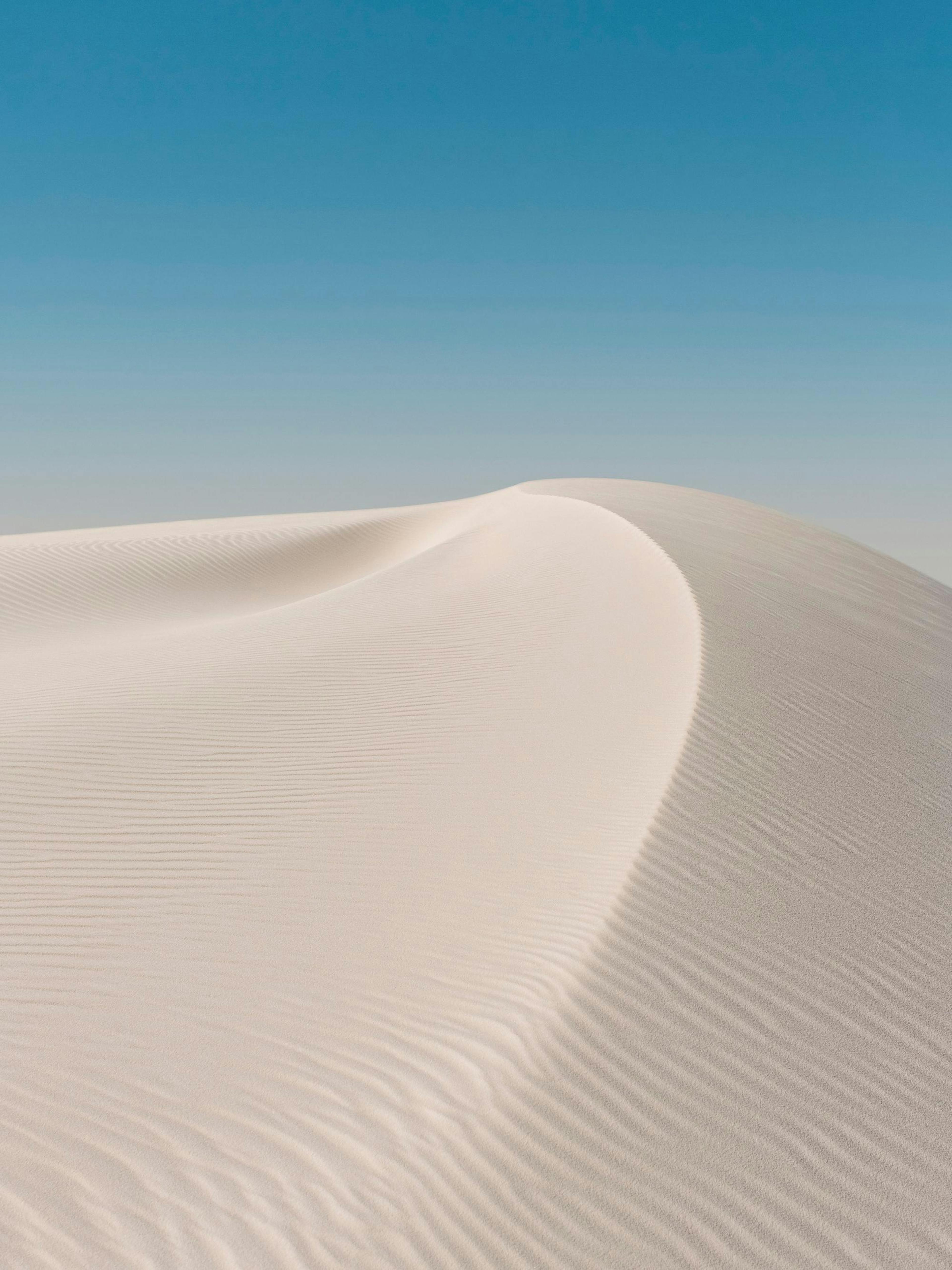 White Sand Dune Poster