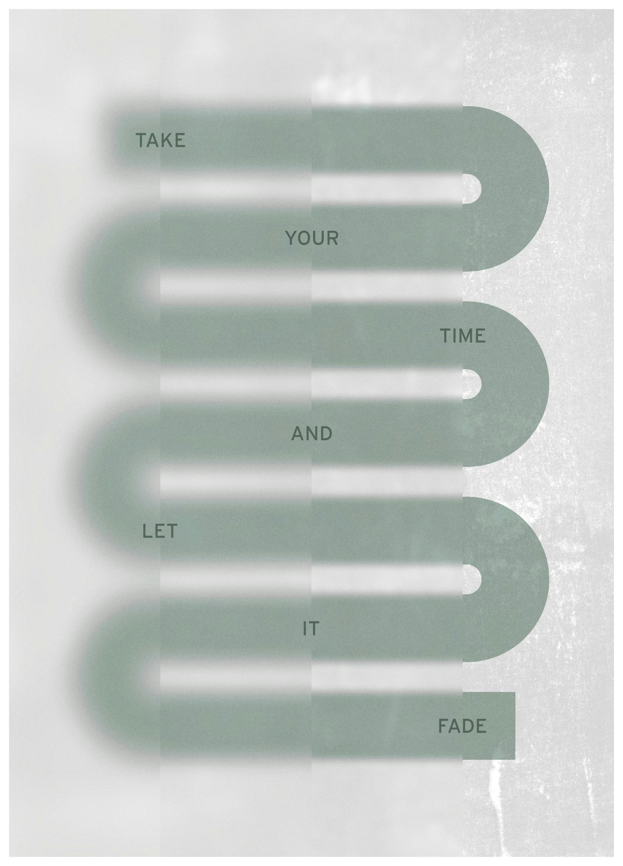 Let it Fade Poster (50x70 cm)- Arte grafica e poster
