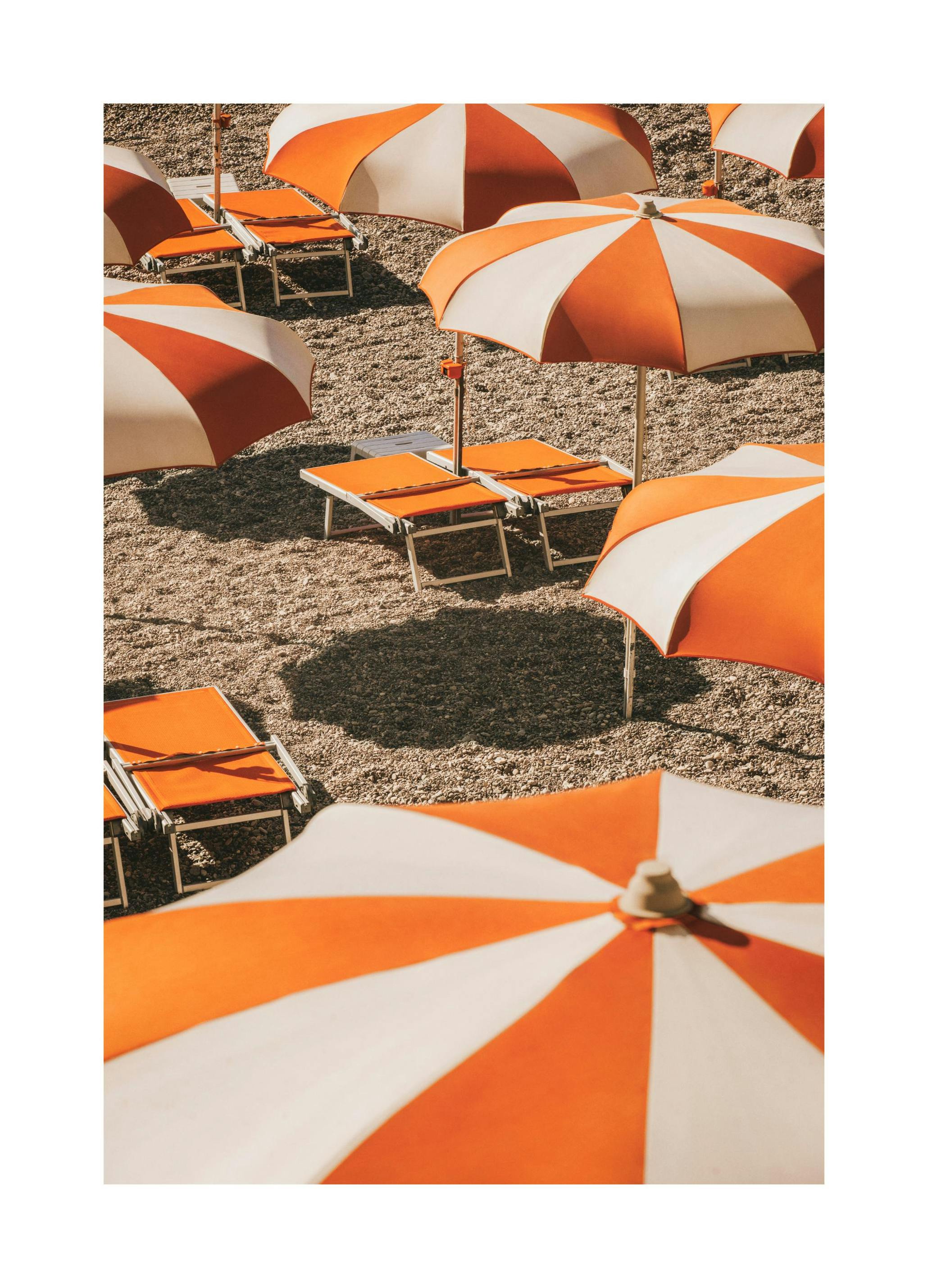 Seaside Stripes Affiche (30x40 cm) - Amalfi Lifestyle