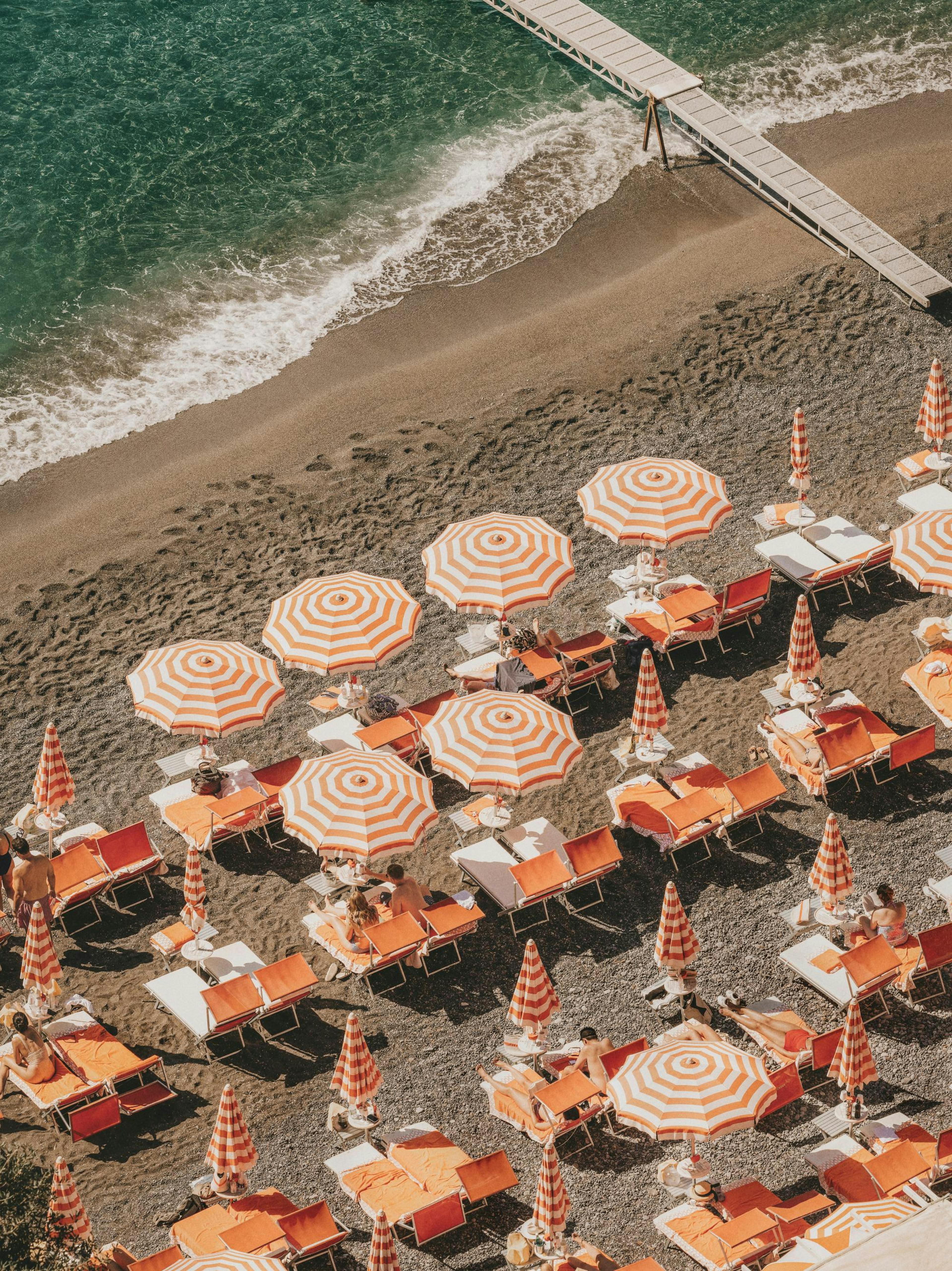 Positano Beach Club Print