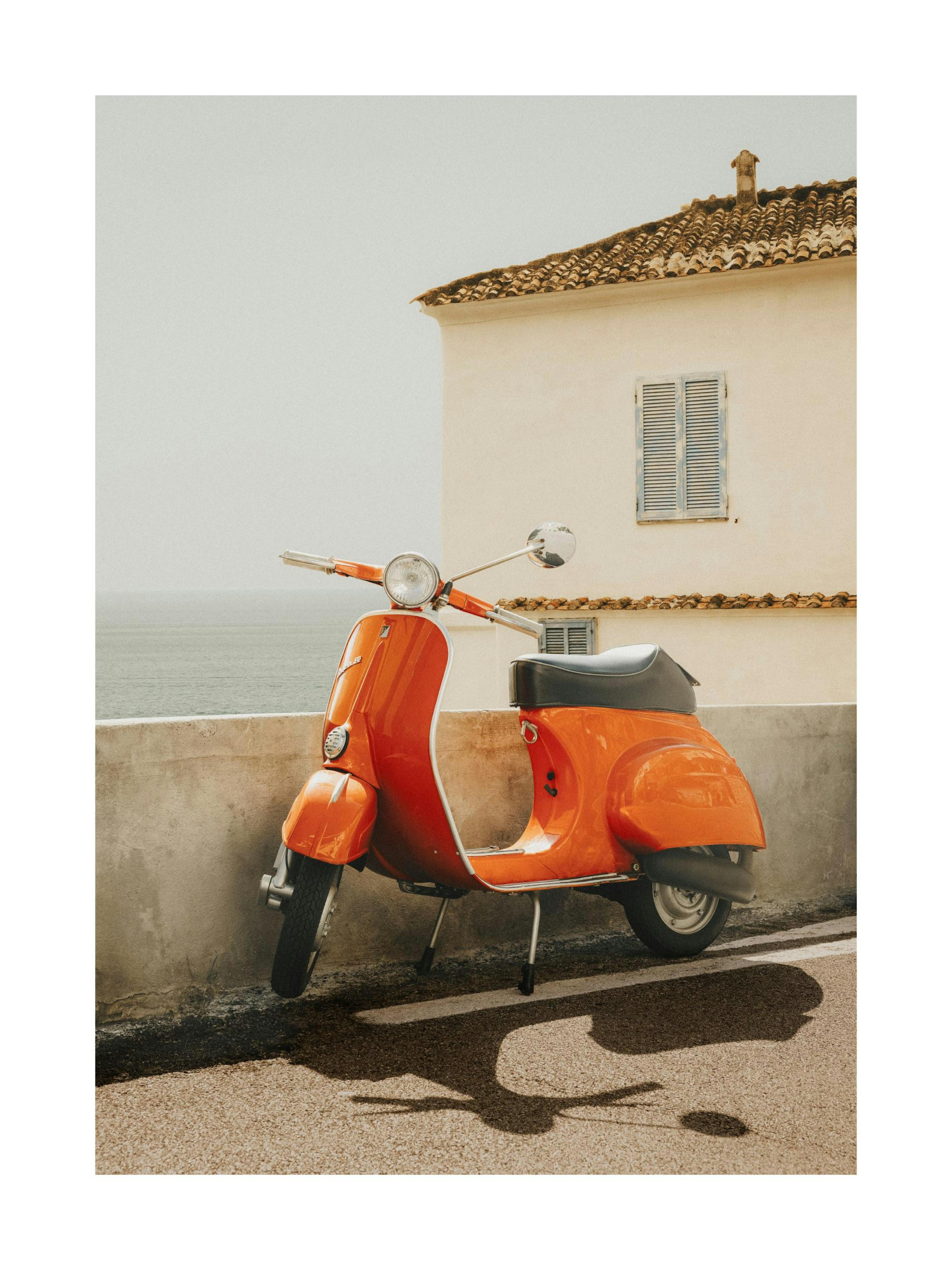 Italian Vespa Poster
