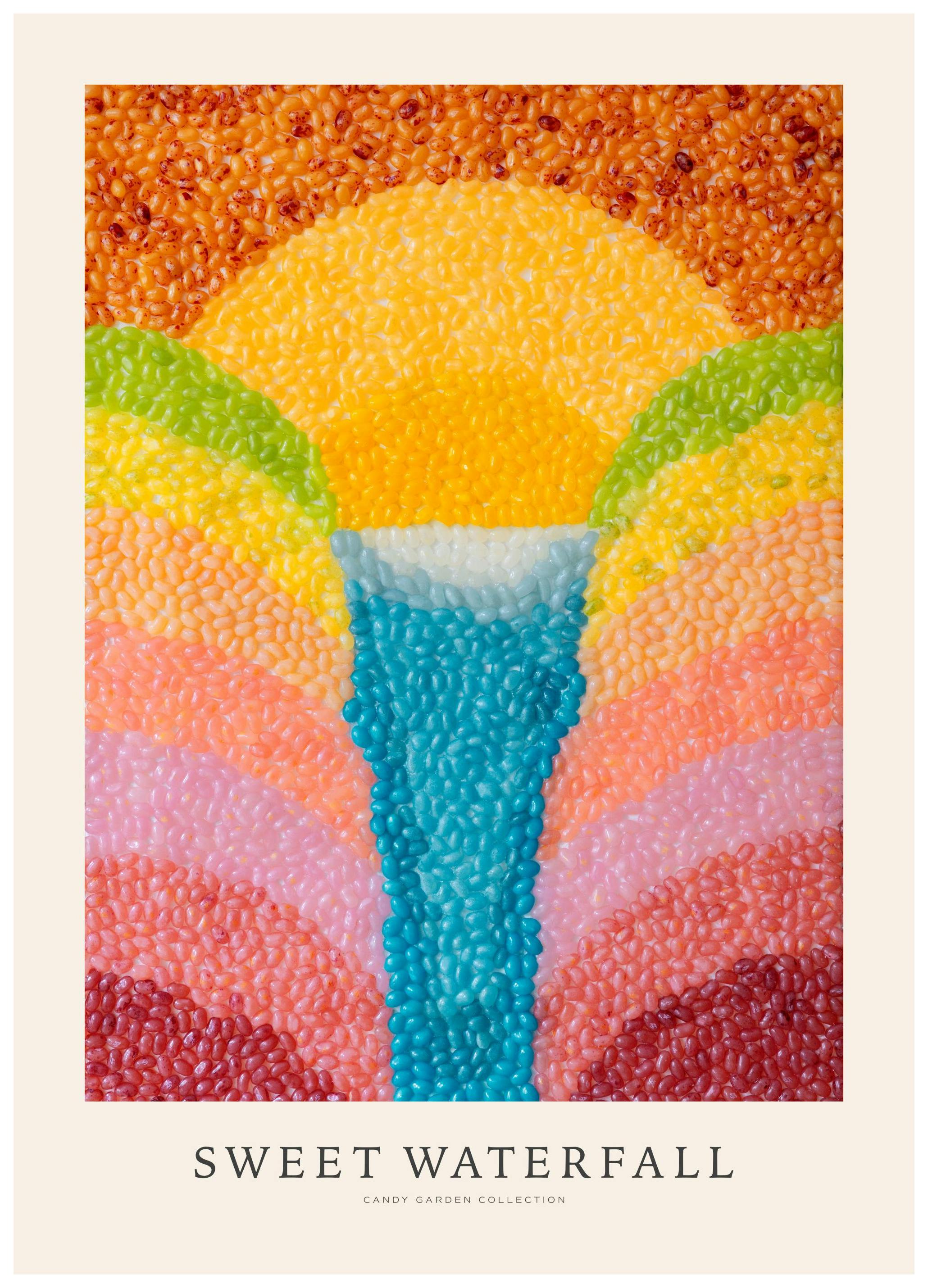 Prints - Candy Garden - Sweet Waterfall Print (50x70 cm) - Art prints