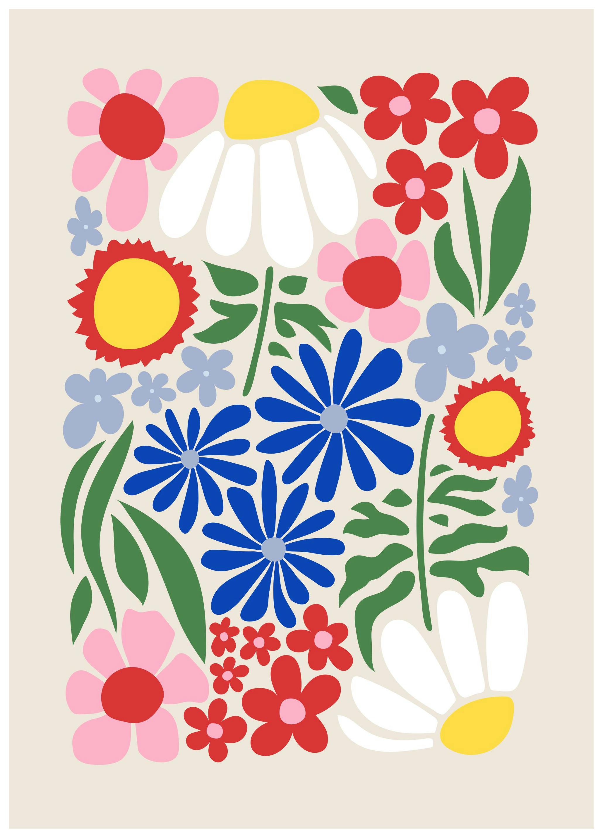 Flower Power Poster (30x40 cm)