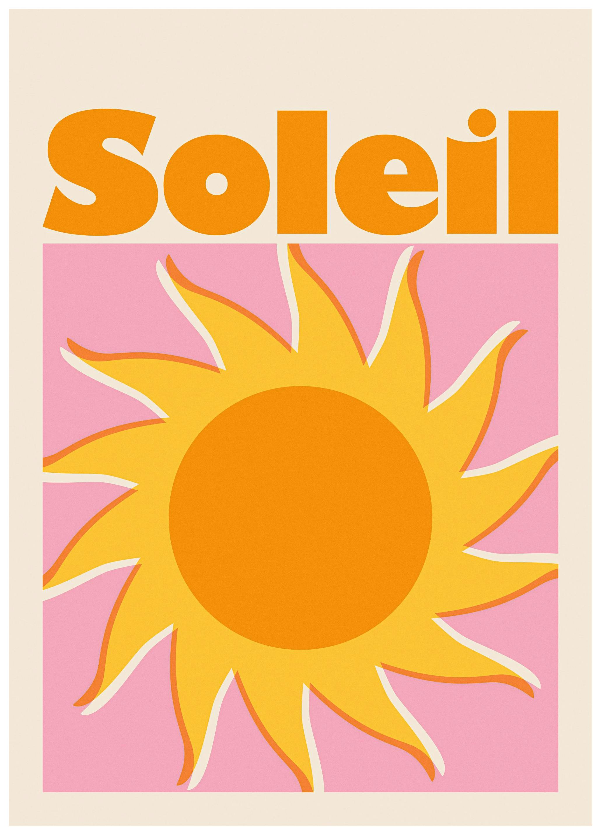 Soleil Poster (50x70 cm) - Grafische posters