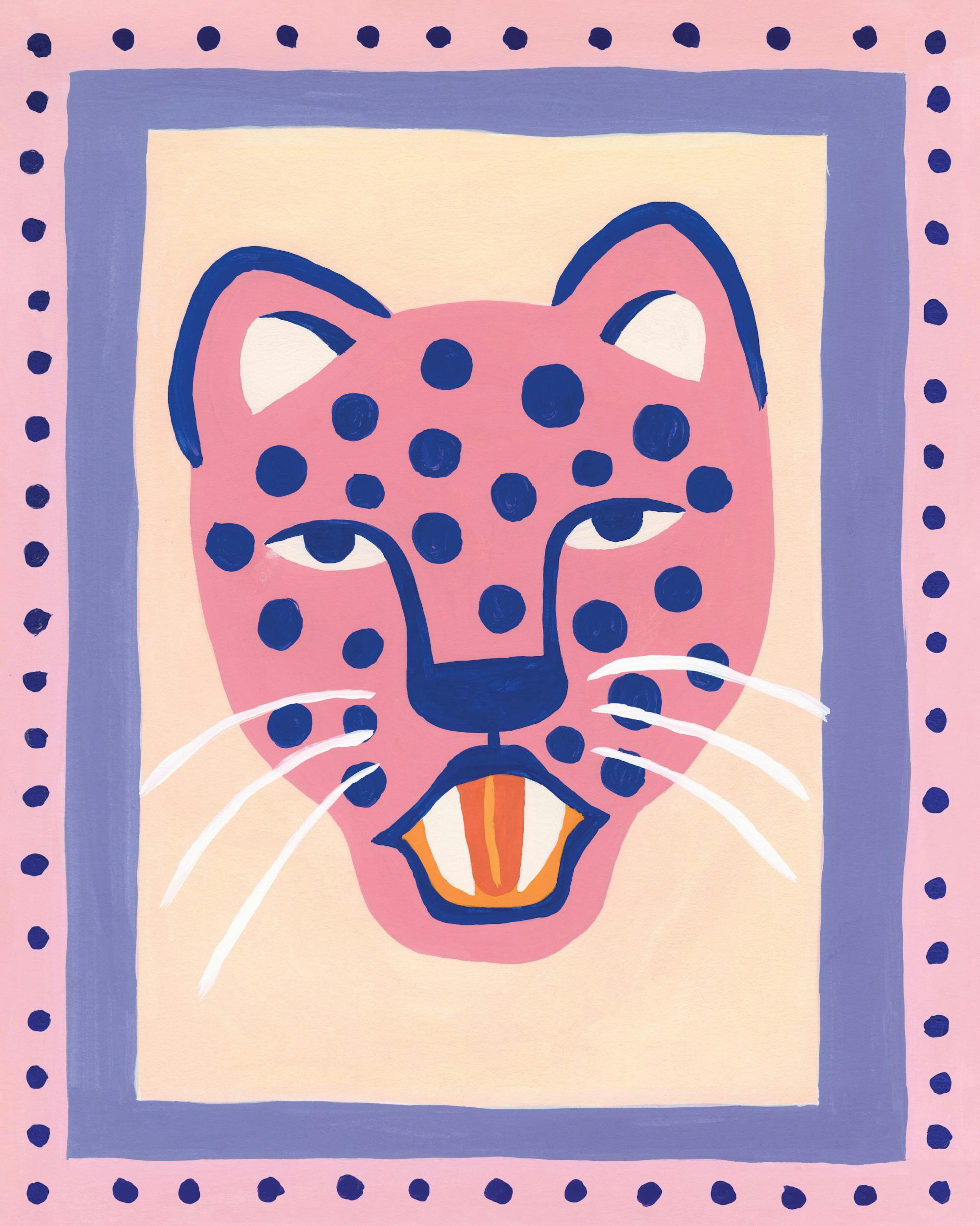 Pink Cheetah Poster 0