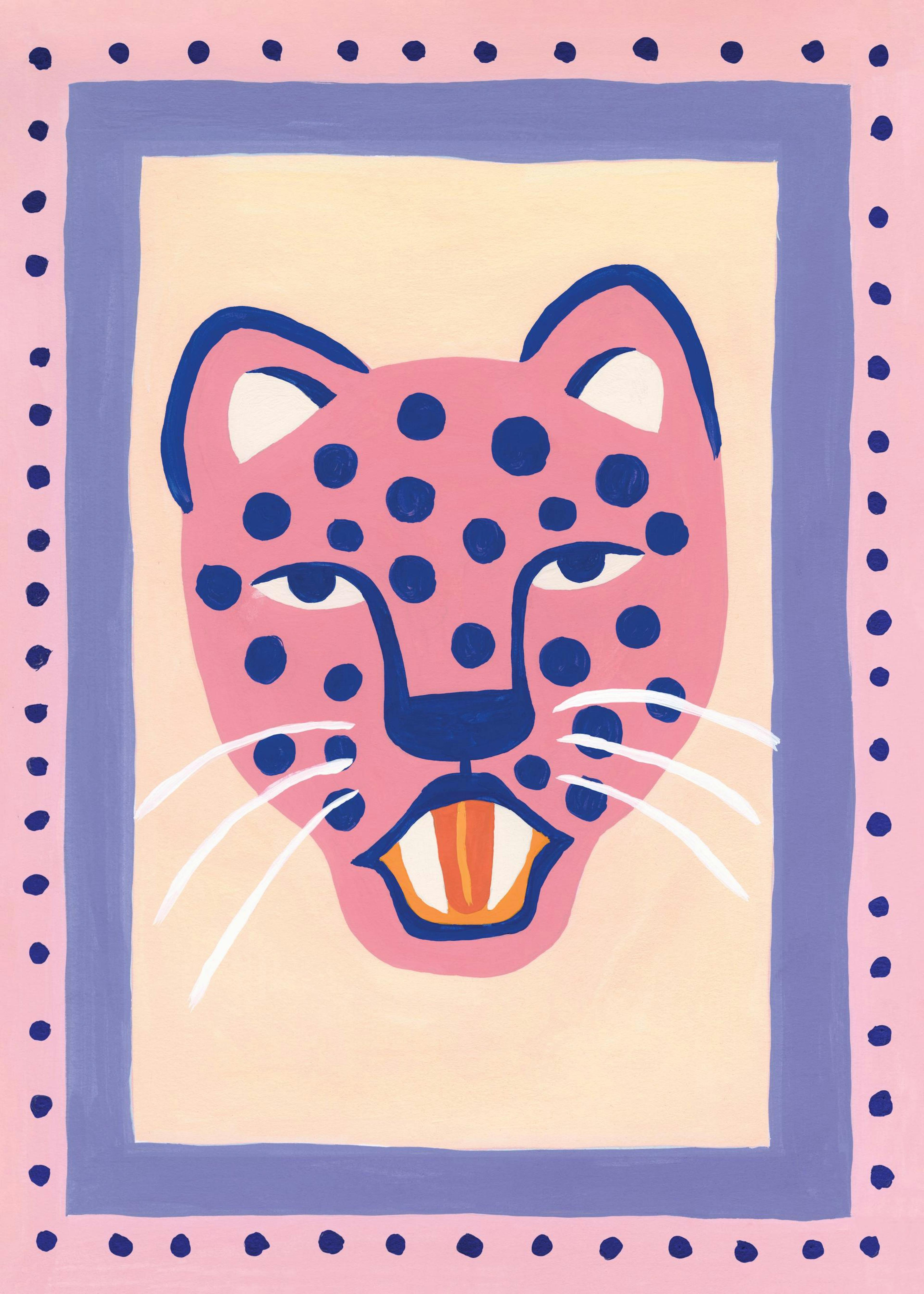 Pink Cheetah Plakat 0