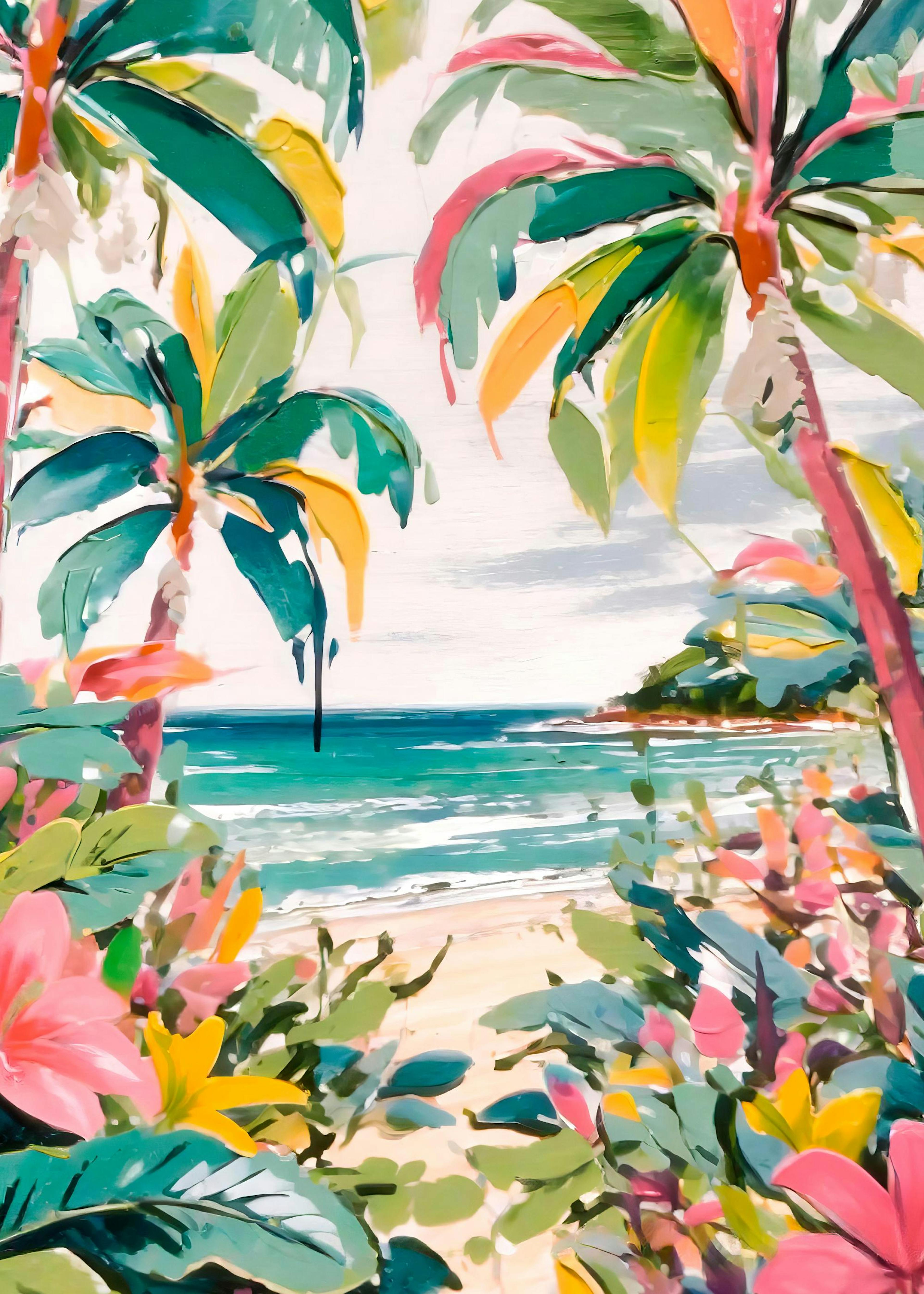 Tropical View Poster 0