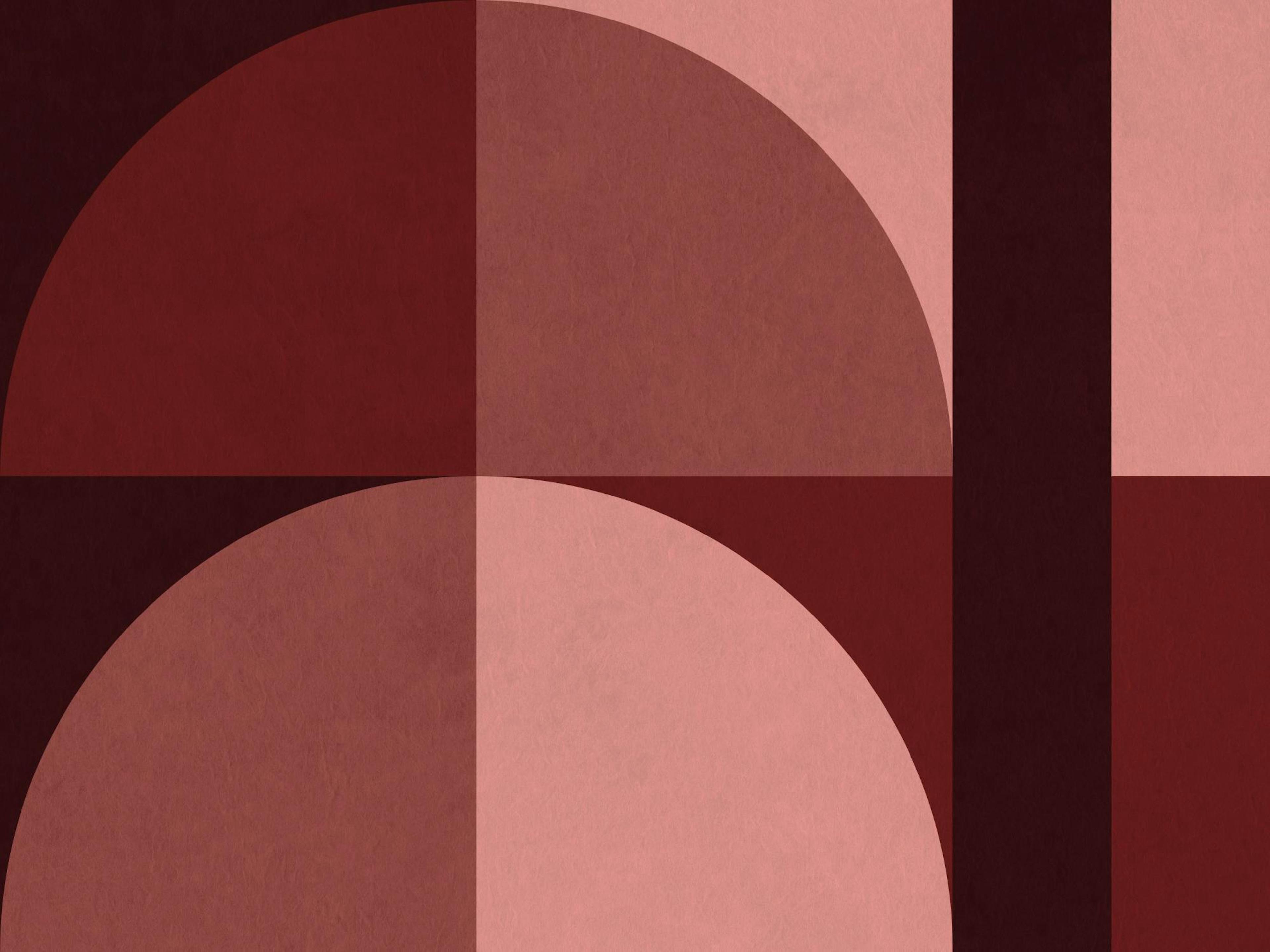 Shapes of Red Poster