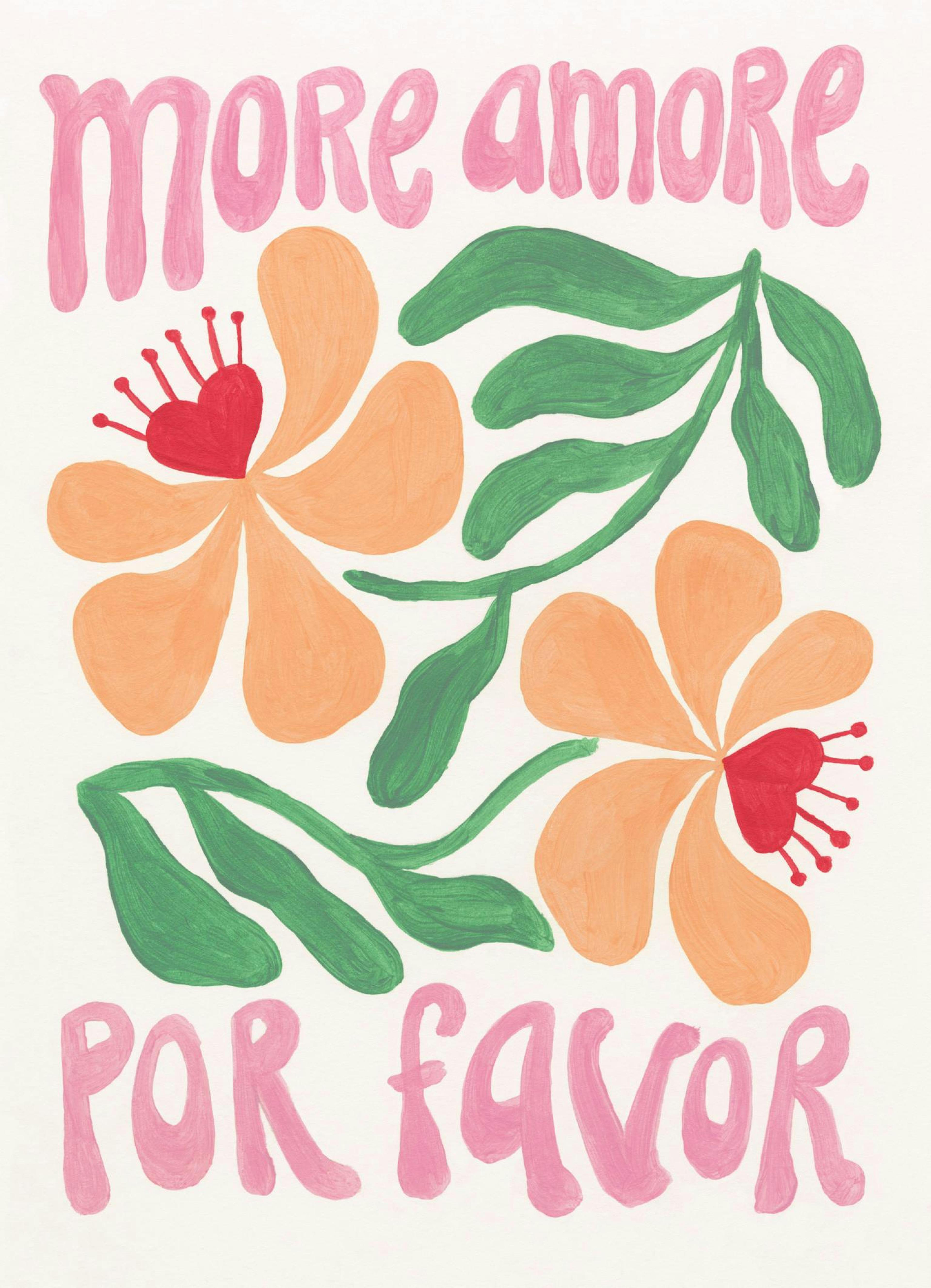 More Amore Por Favor Print