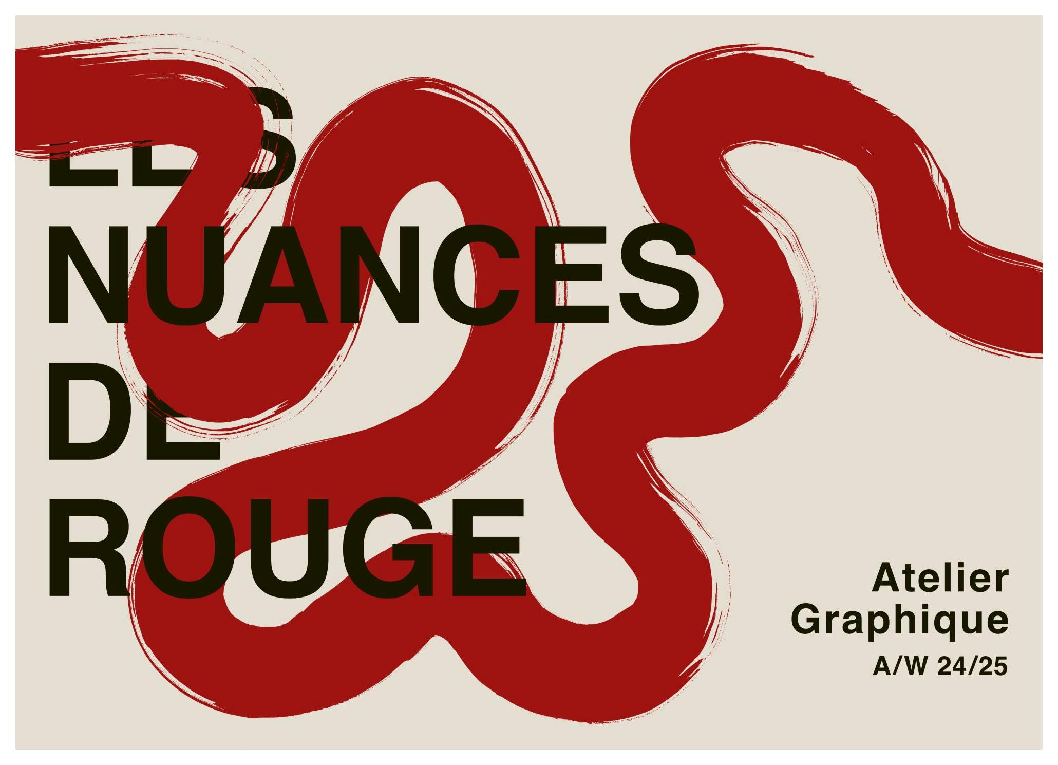 Prints - Les Nuances De Rouge Print (30x40 cm) - Typography prints