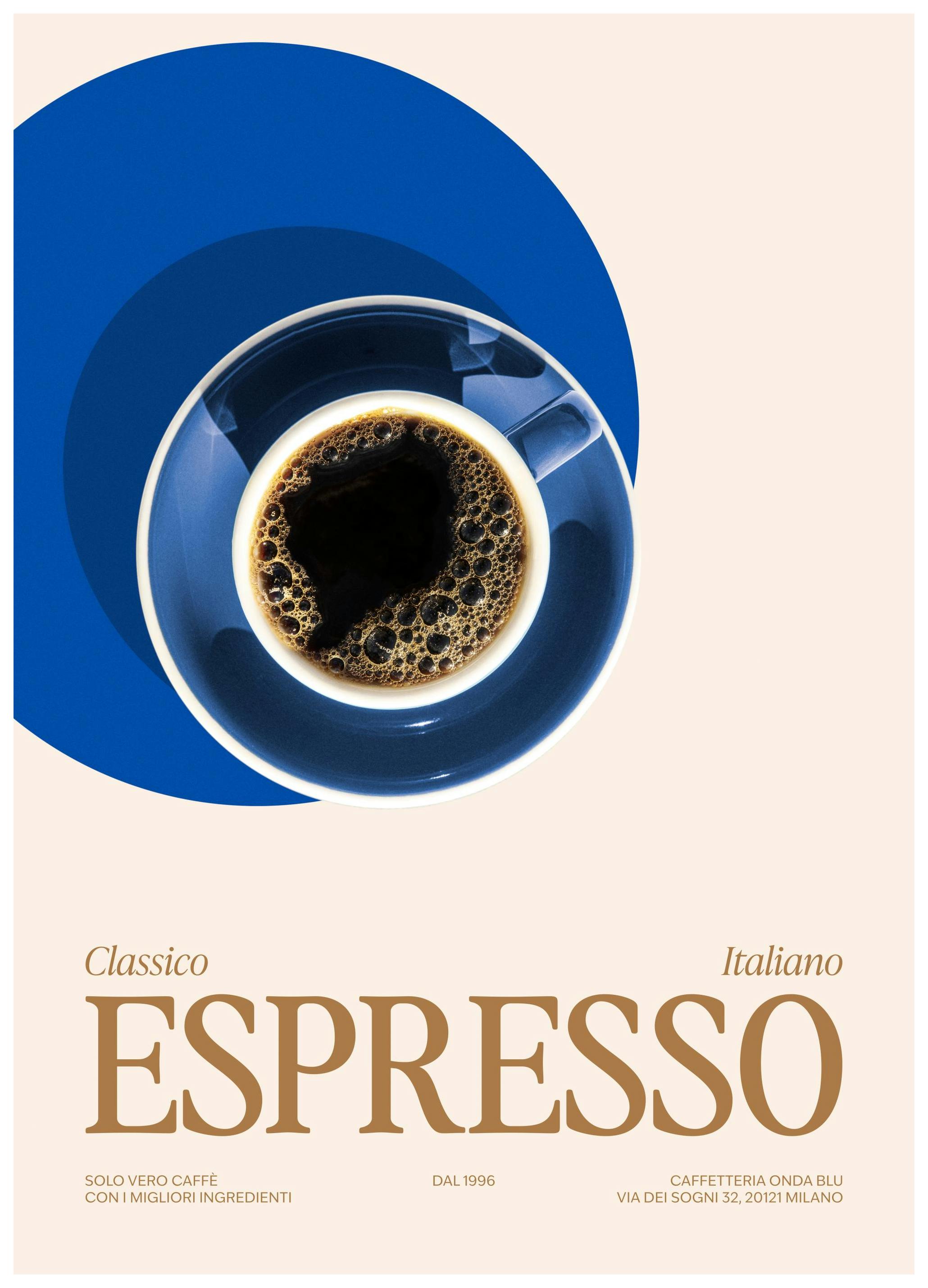 Prints - Italian Espresso Print (30x40 cm) - Tea and coffee posters